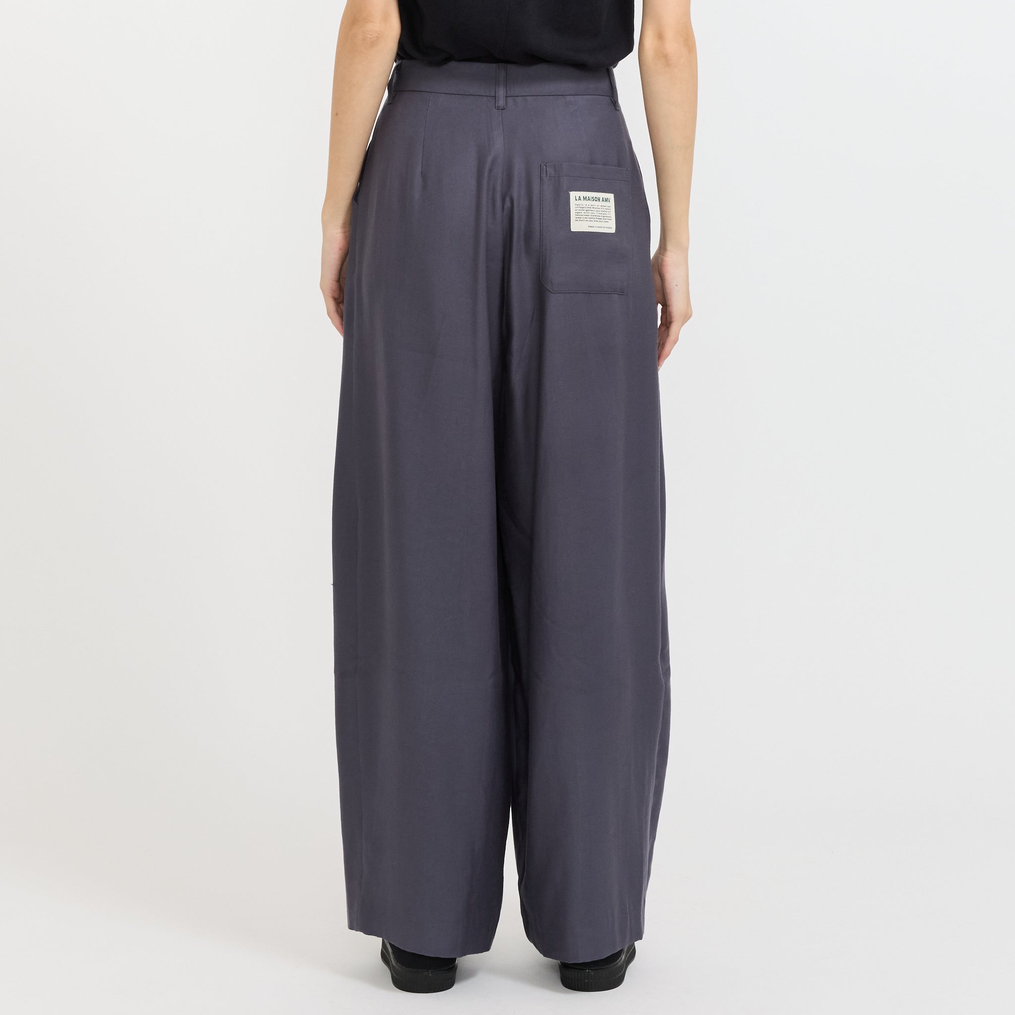 Lanow High Waist Balloon Pants Foggy