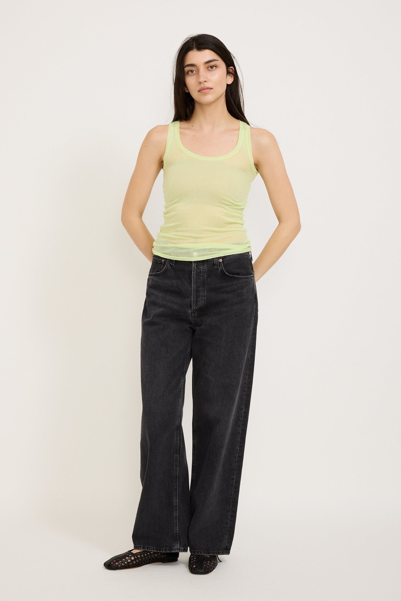 American Vintage | Massachusetts Tank Vintage Lime | Maplestore