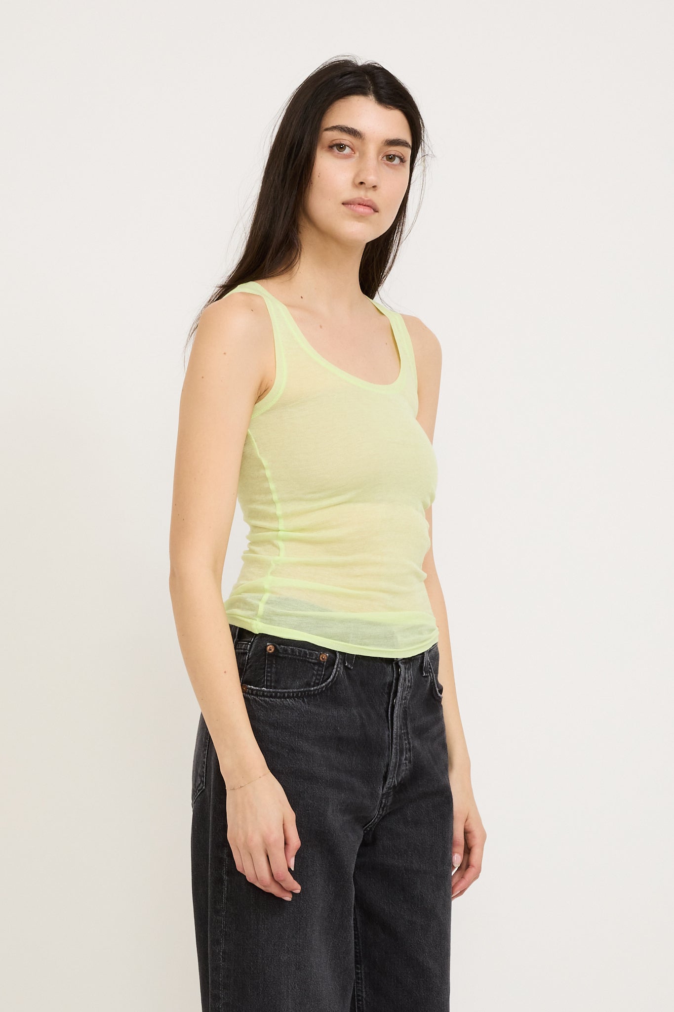 American Vintage | Massachusetts Tank Vintage Lime | Maplestore