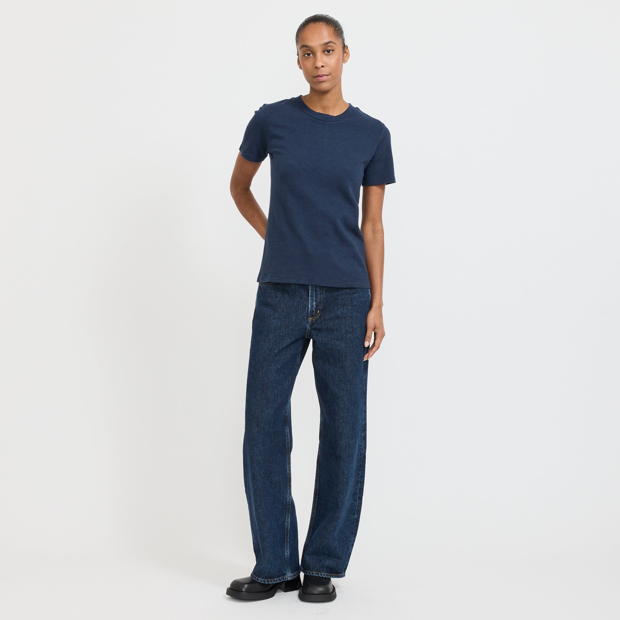 Sonoma S/S T-Shirt Vintage Navy Blue