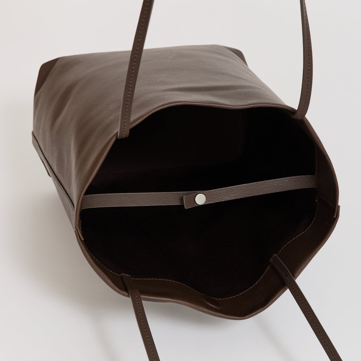 Small Tote Bag Dark Brown