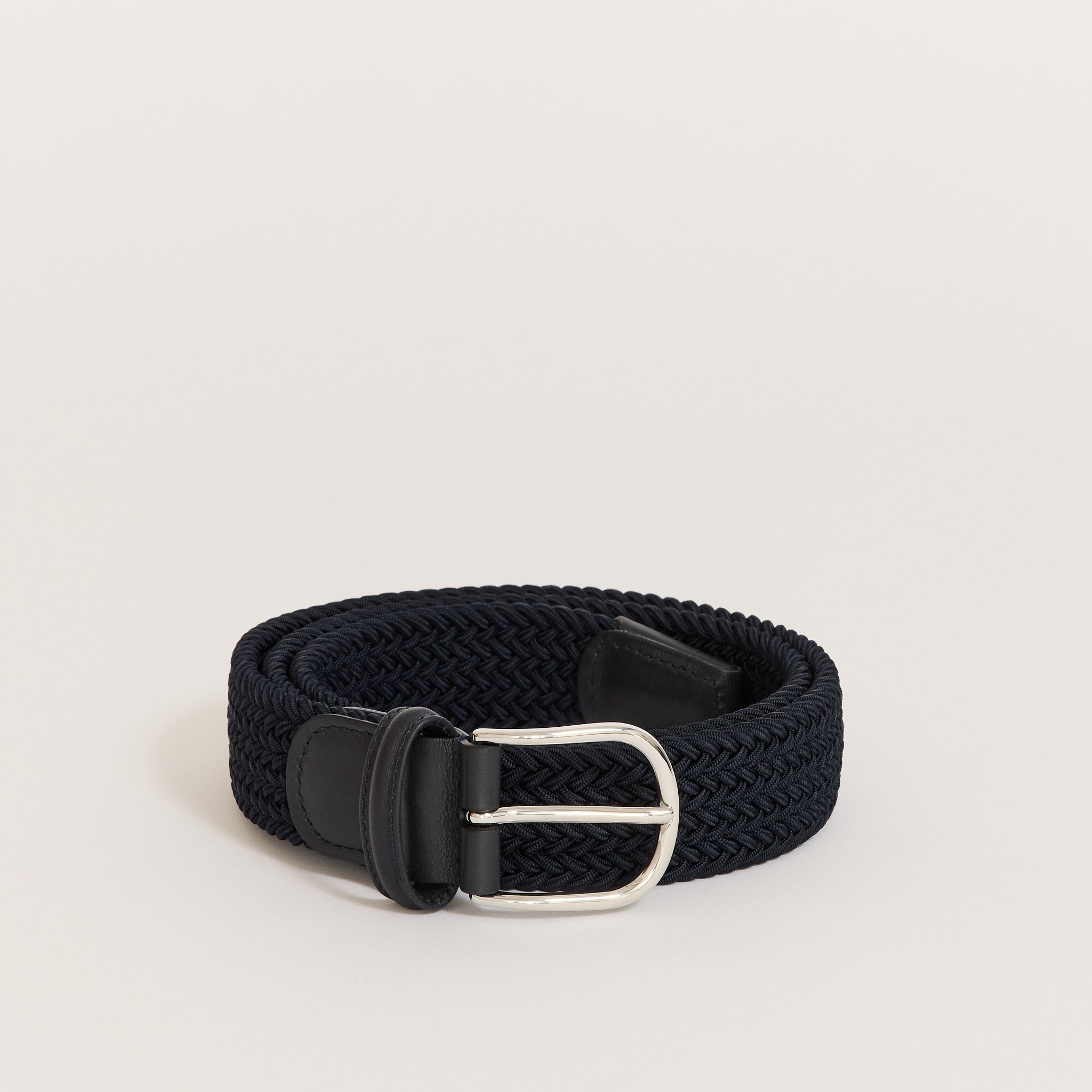 Classic Elastic Woven Belt Navy