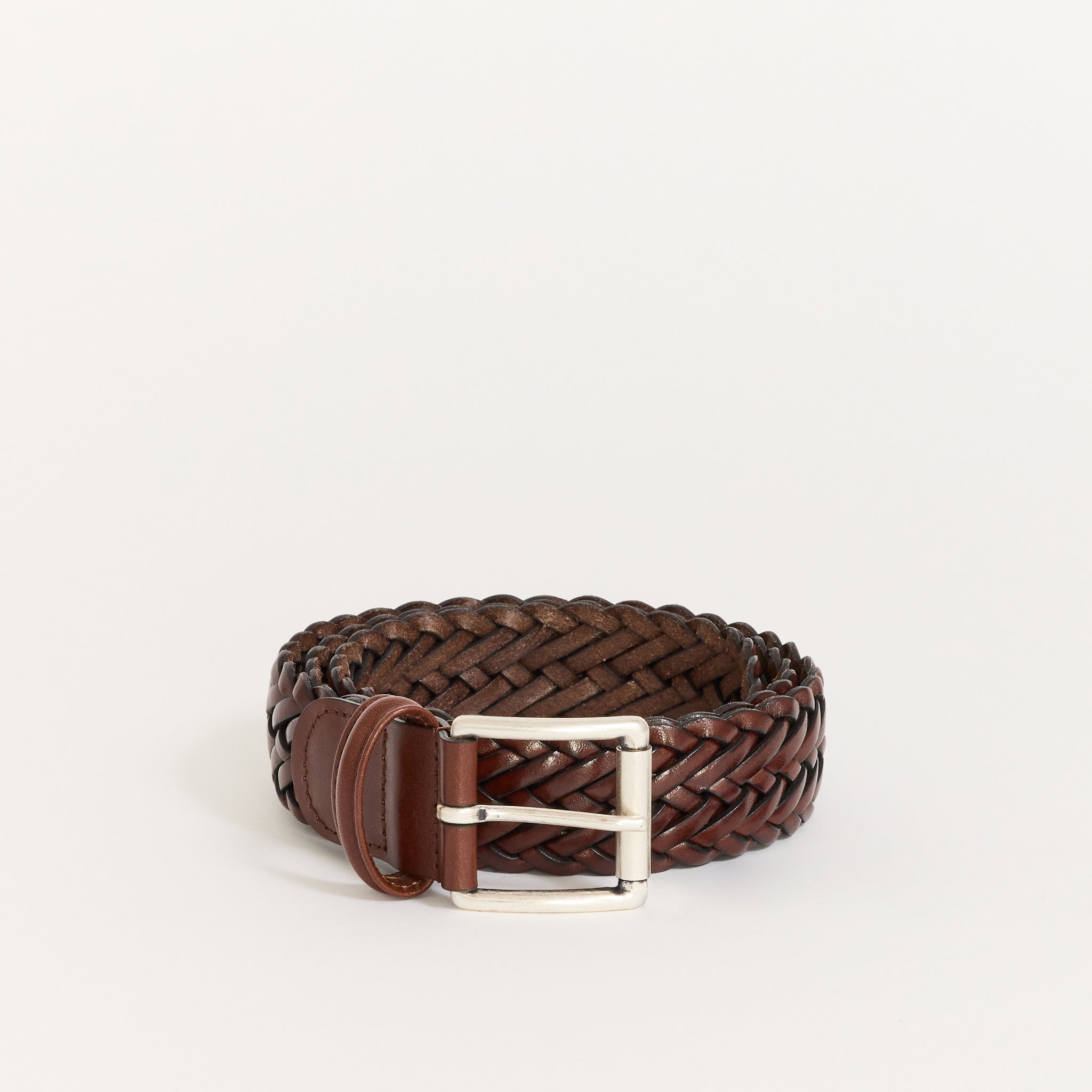 Classic Woven Belt Mid Brown
