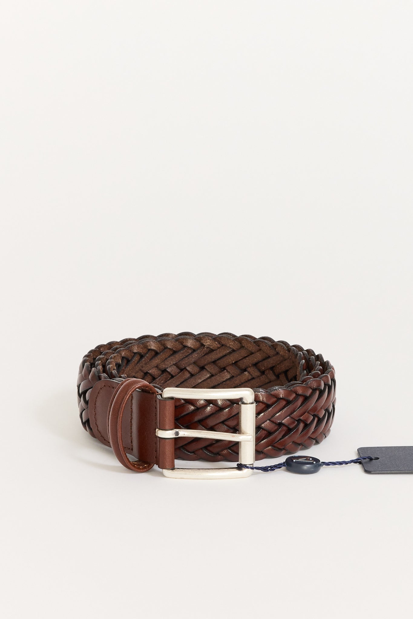 Classic Woven Belt Mid Brown