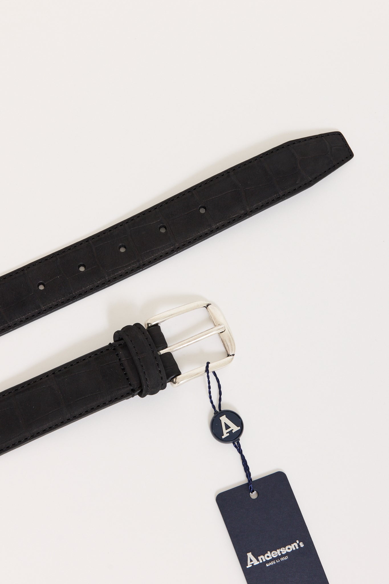 Classic Suede Belt Black