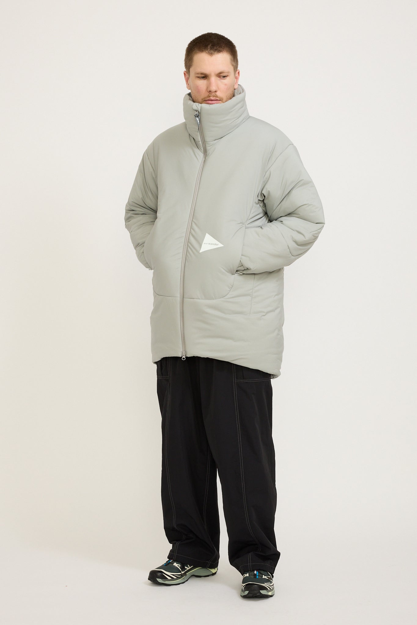 And Wander | Top Fleece Coat Grey | Maplestore