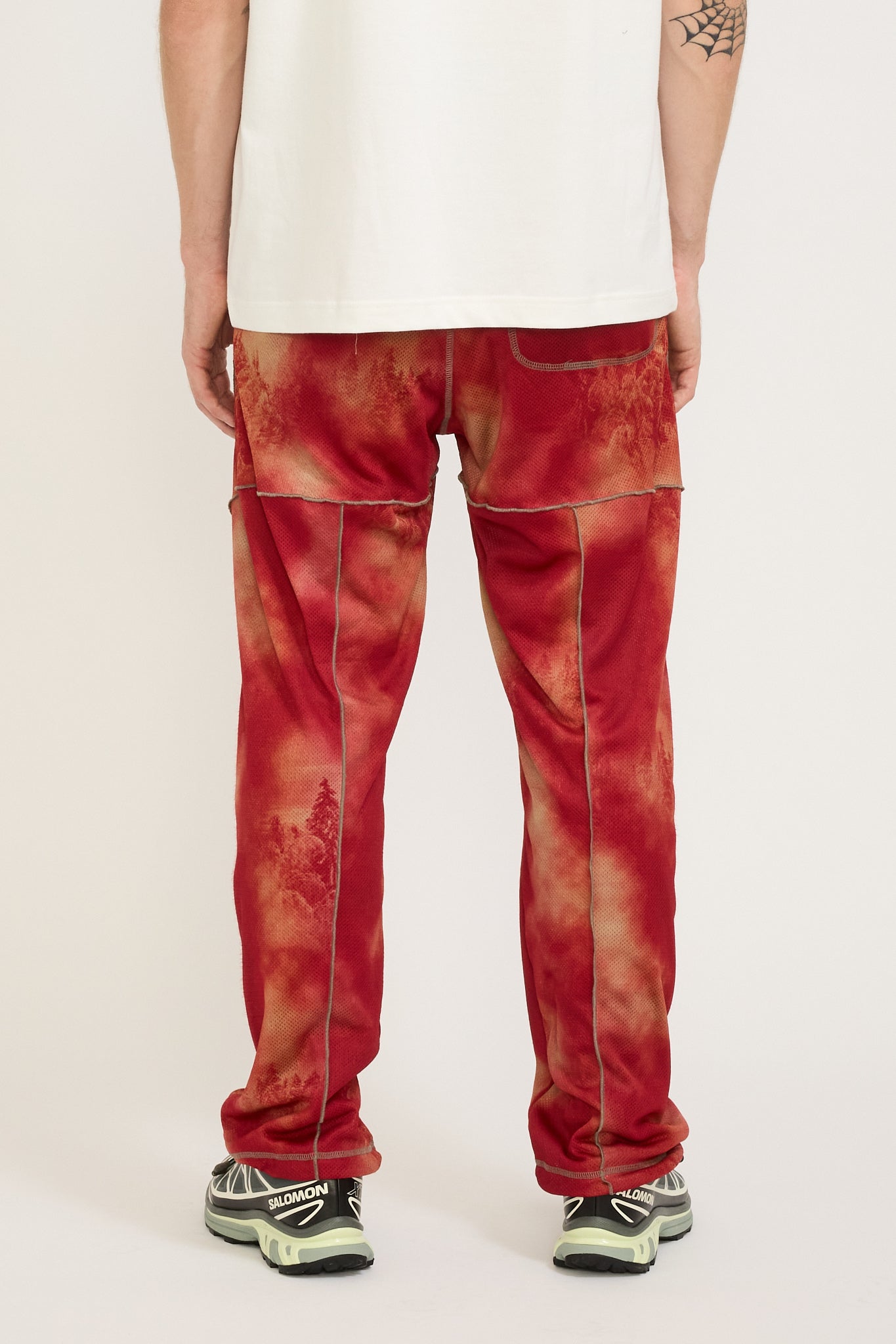 And Wander | Printed Octa Pants Red | Maplestore