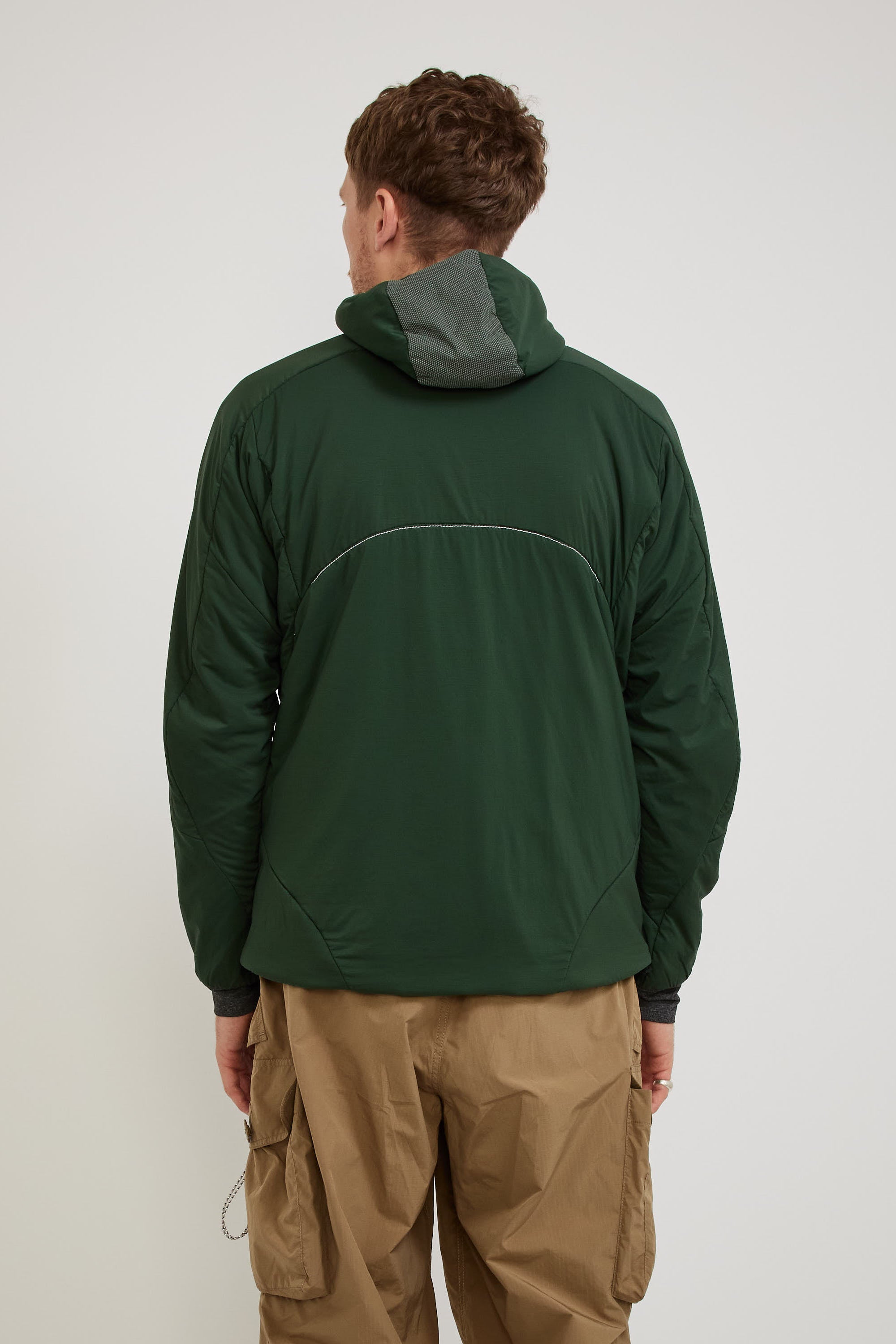 And Wander | Alpha AIR Hoodie Green | Maplestore