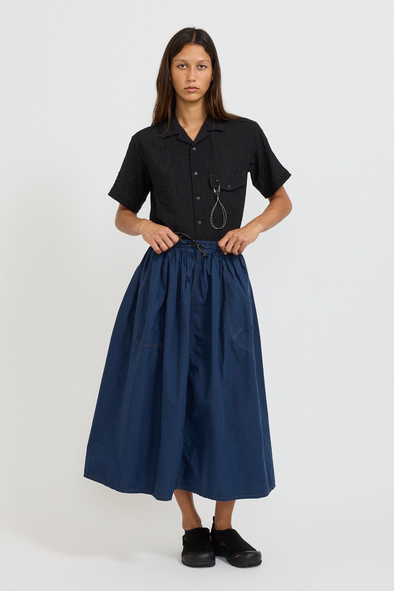 Cordura Cotton Rip Skirt Blue