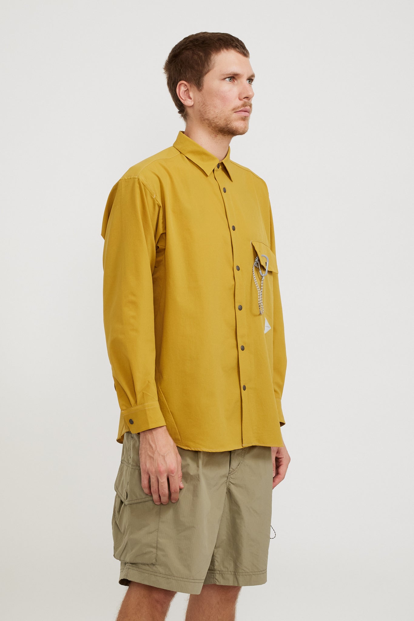 And Wander | Dry Breathable L/S Shirt Yellow | Maplestore