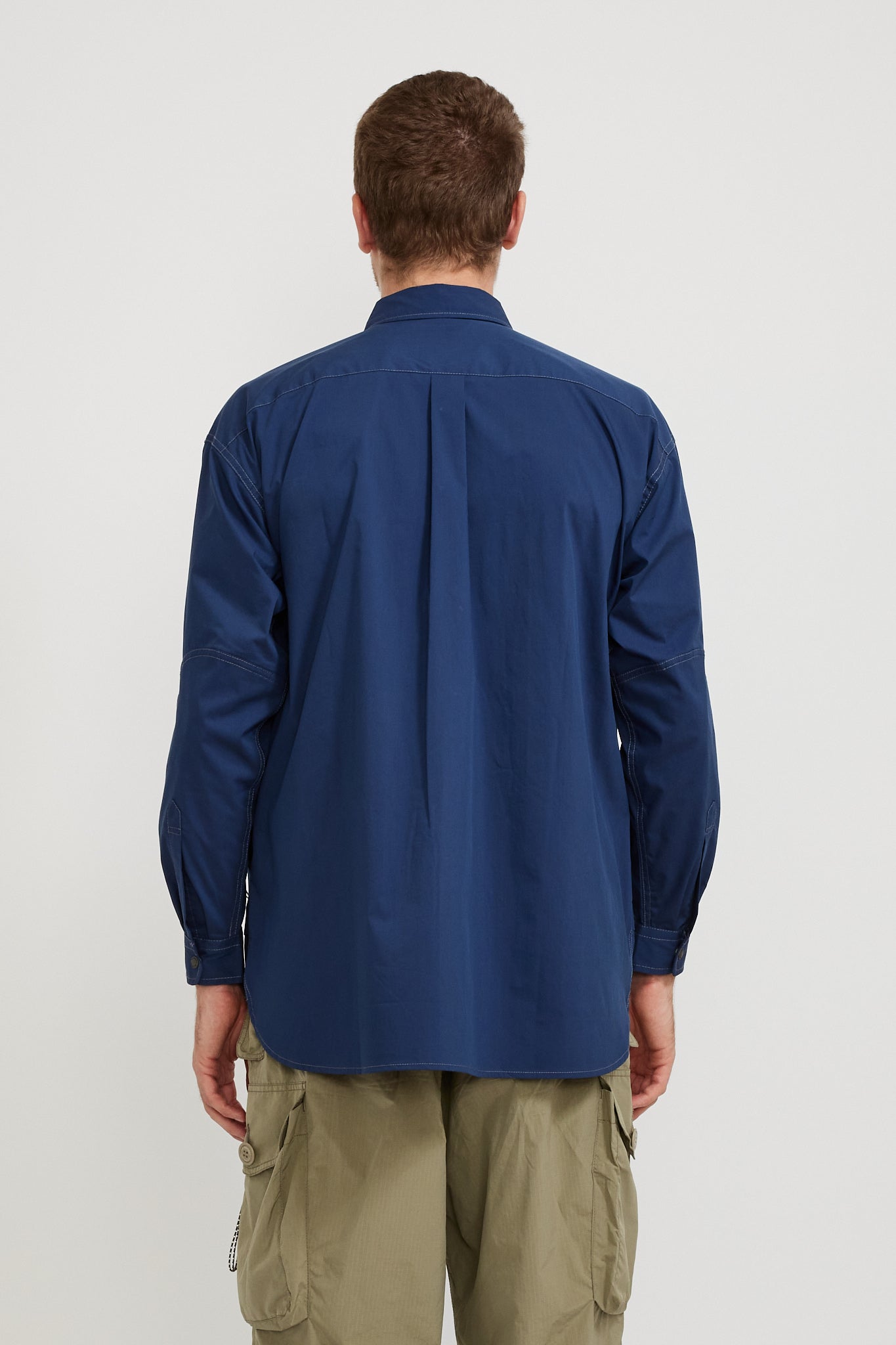 And Wander | Multi Pocket Shirt Blue | Maplestore