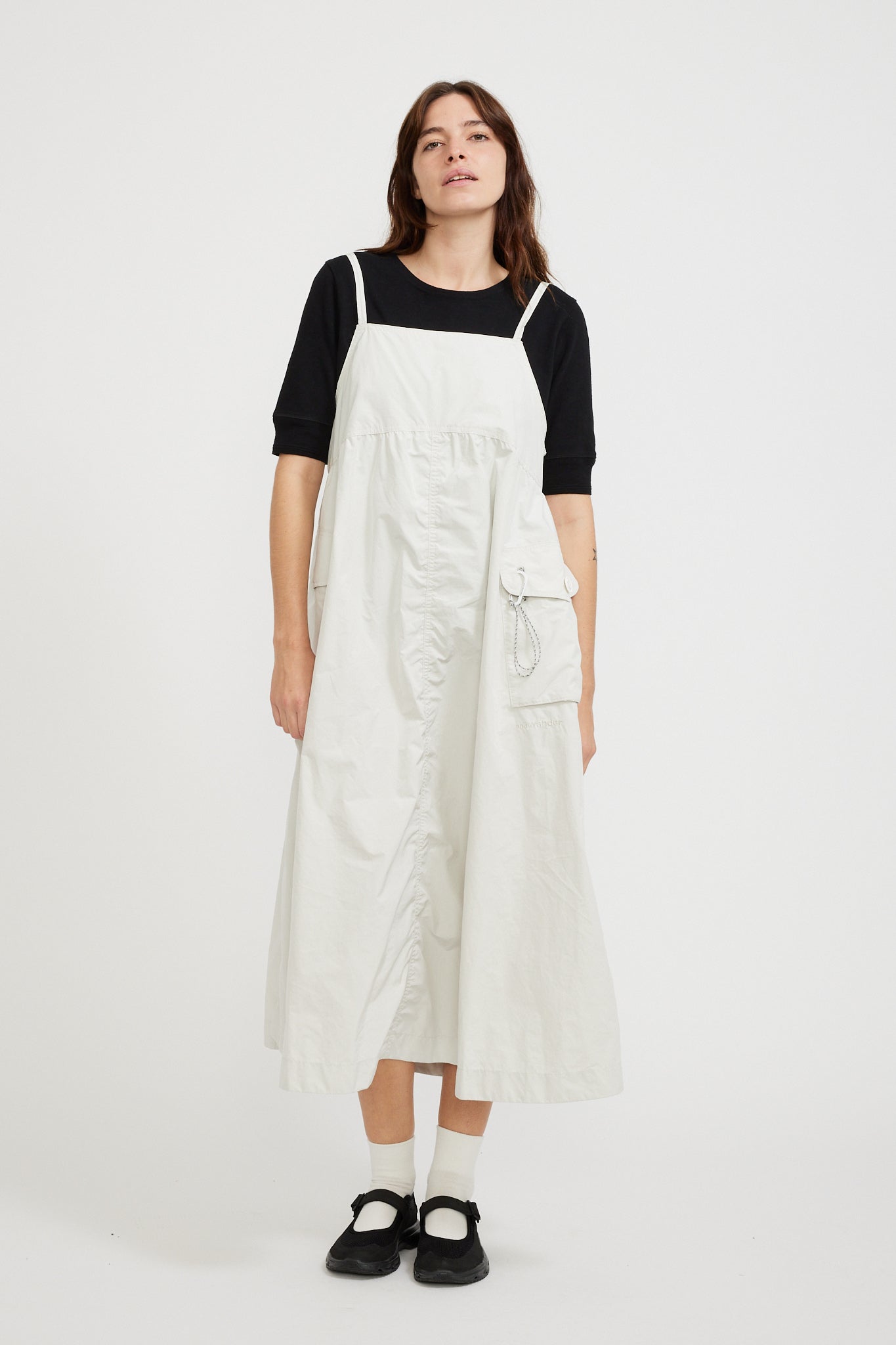 And Wander | Oversized Cargo Dress Off White | Maplestore