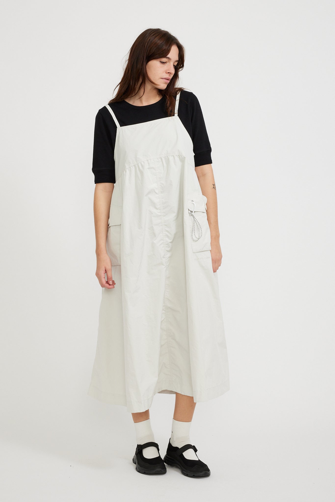 And Wander | Oversized Cargo Dress Off White | Maplestore