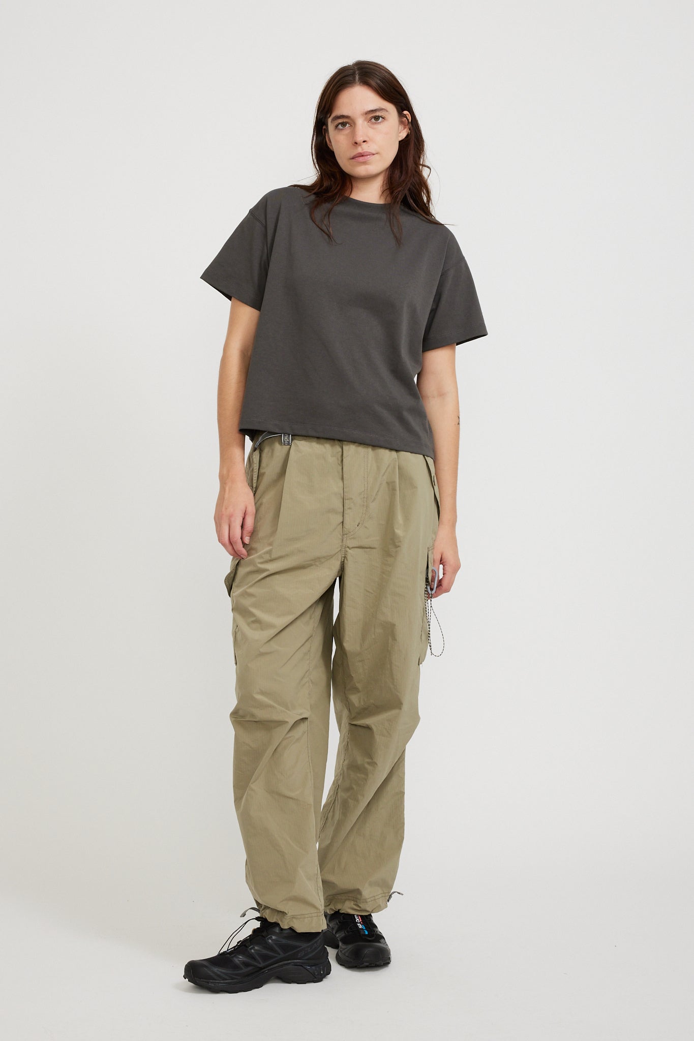 And Wander | Oversized Cargo Pants Light Beige Womens | Maplestore