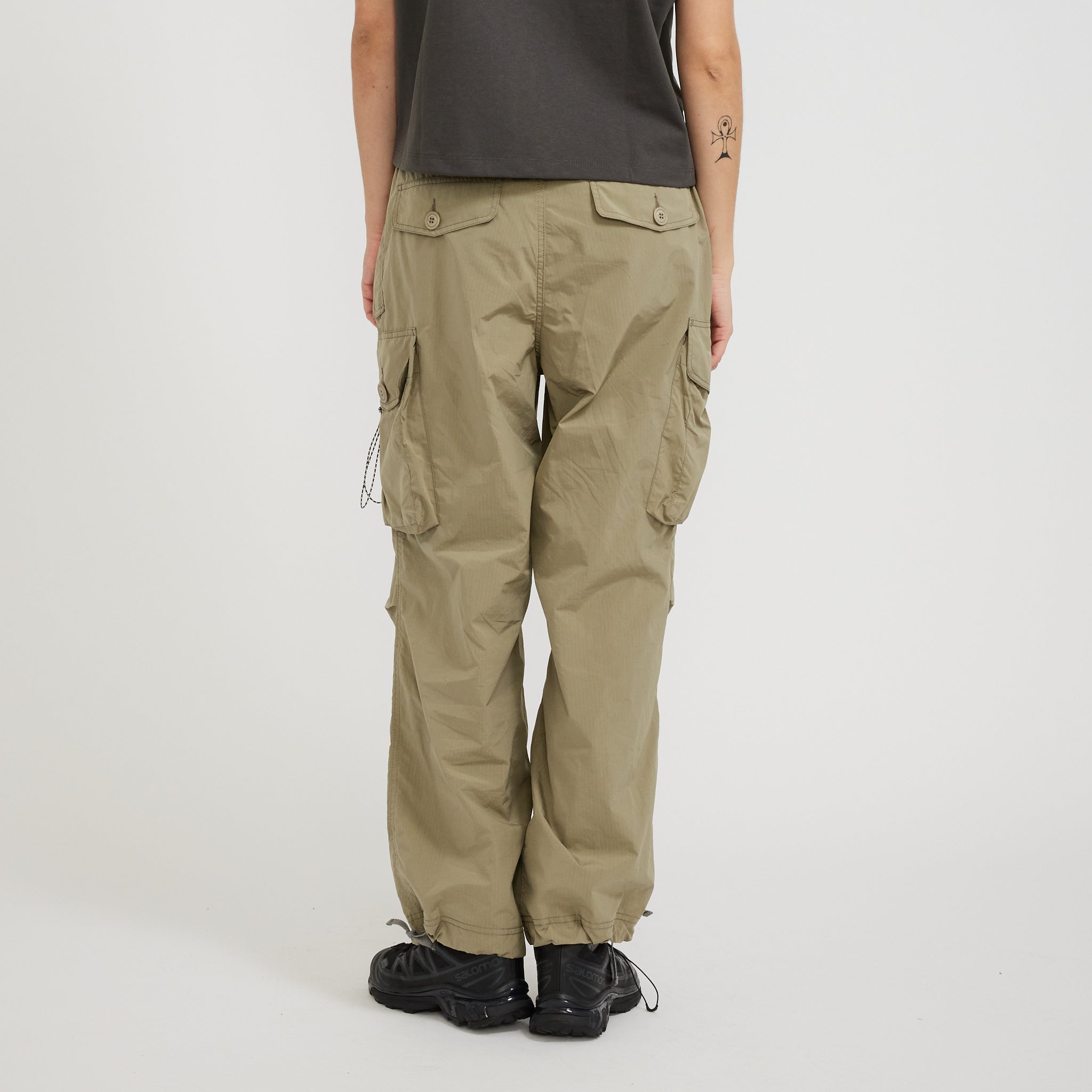 And Wander | Oversized Cargo Pants Light Beige Womens | Maplestore