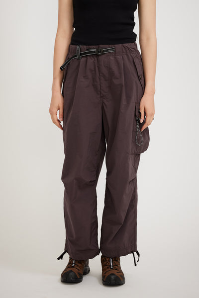 And Wander | Oversized Cargo Pants Brown Womens | Maplestore