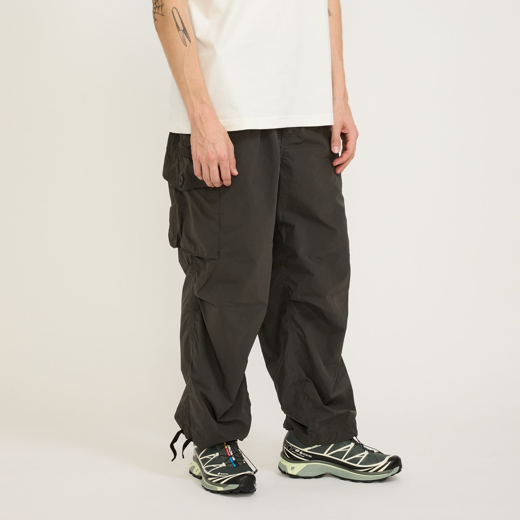 Oversized Cargo Pants Charcoal