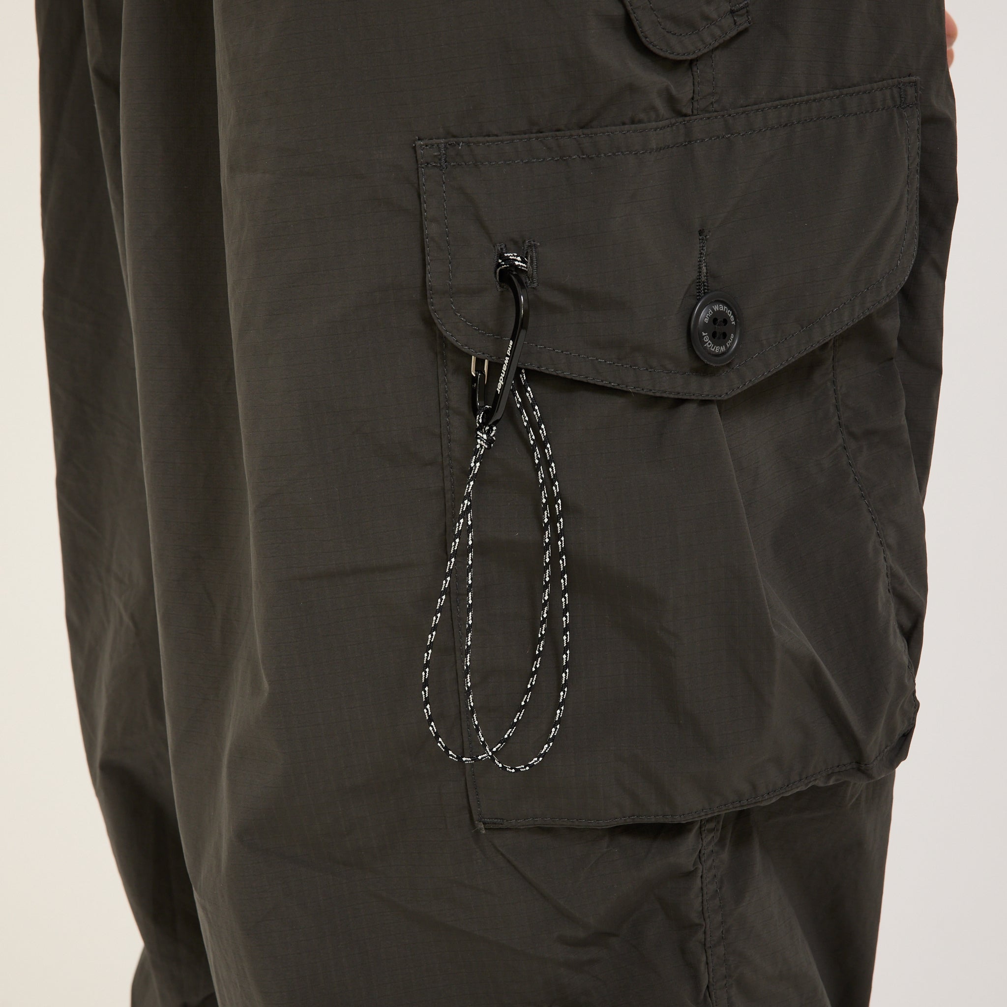 And Wander | Oversized Cargo Pants Charcoal | Maplestore