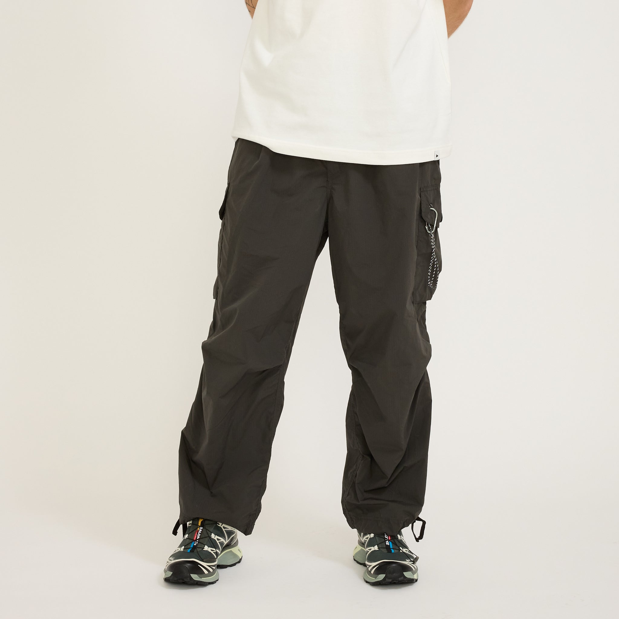 And Wander | Oversized Cargo Pants Charcoal | Maplestore