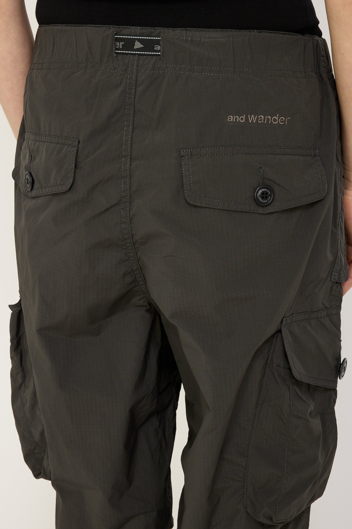 And Wander | Oversized Cargo Pants Charcoal Womens | Maplestore