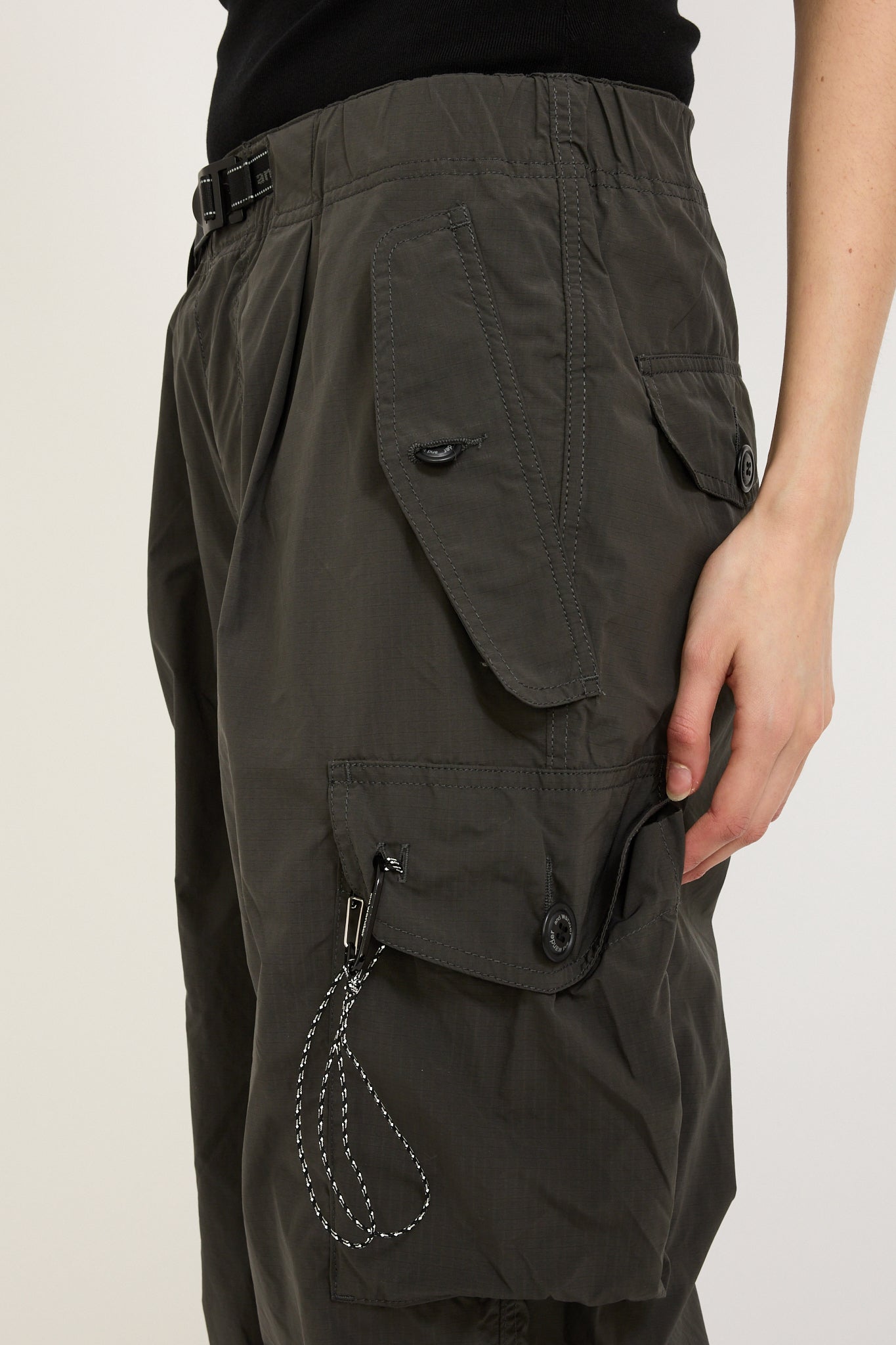 And Wander | Oversized Cargo Pants Charcoal Womens | Maplestore