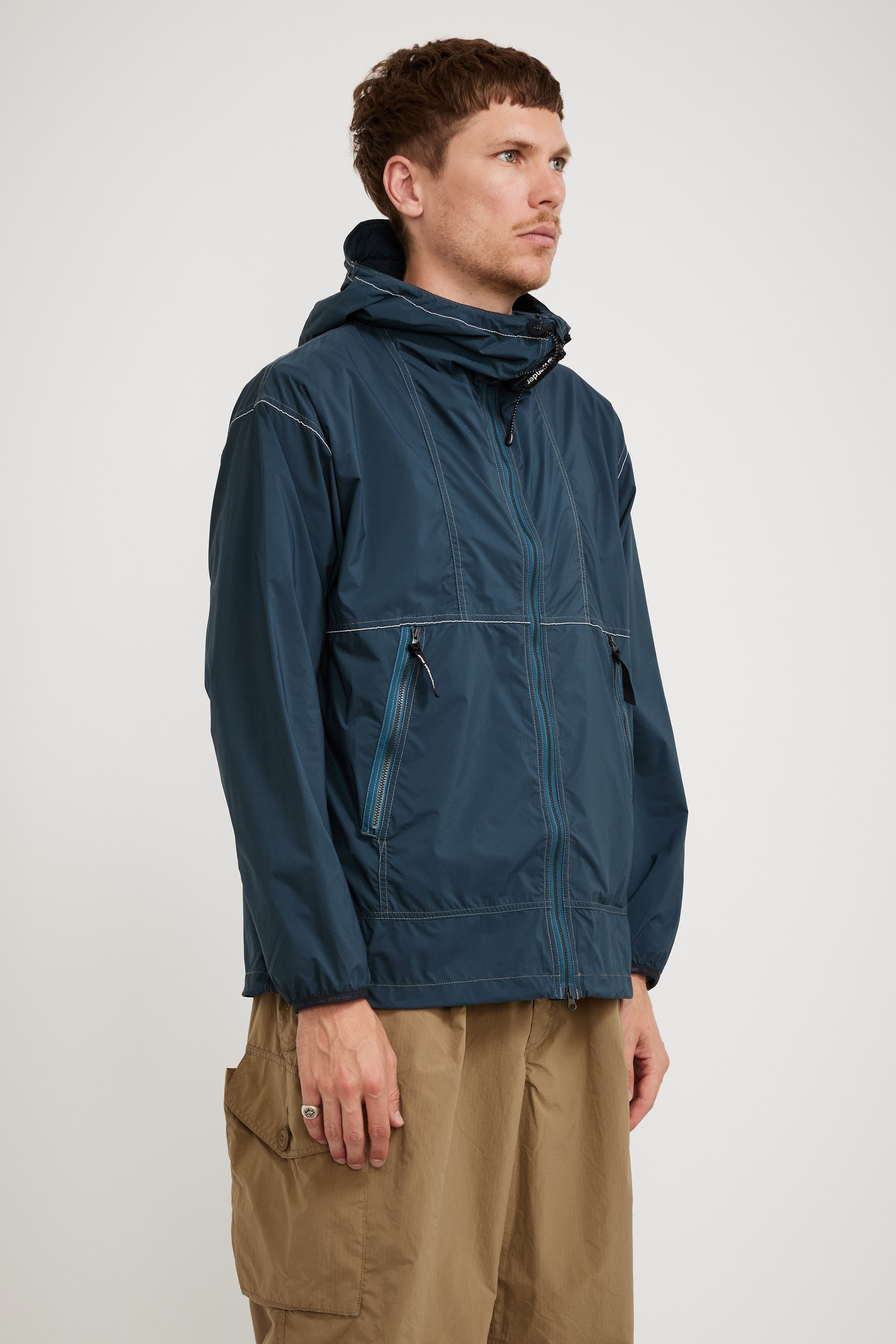 And Wander PERTEX Wind Jacket Dark Blue | Maplestore