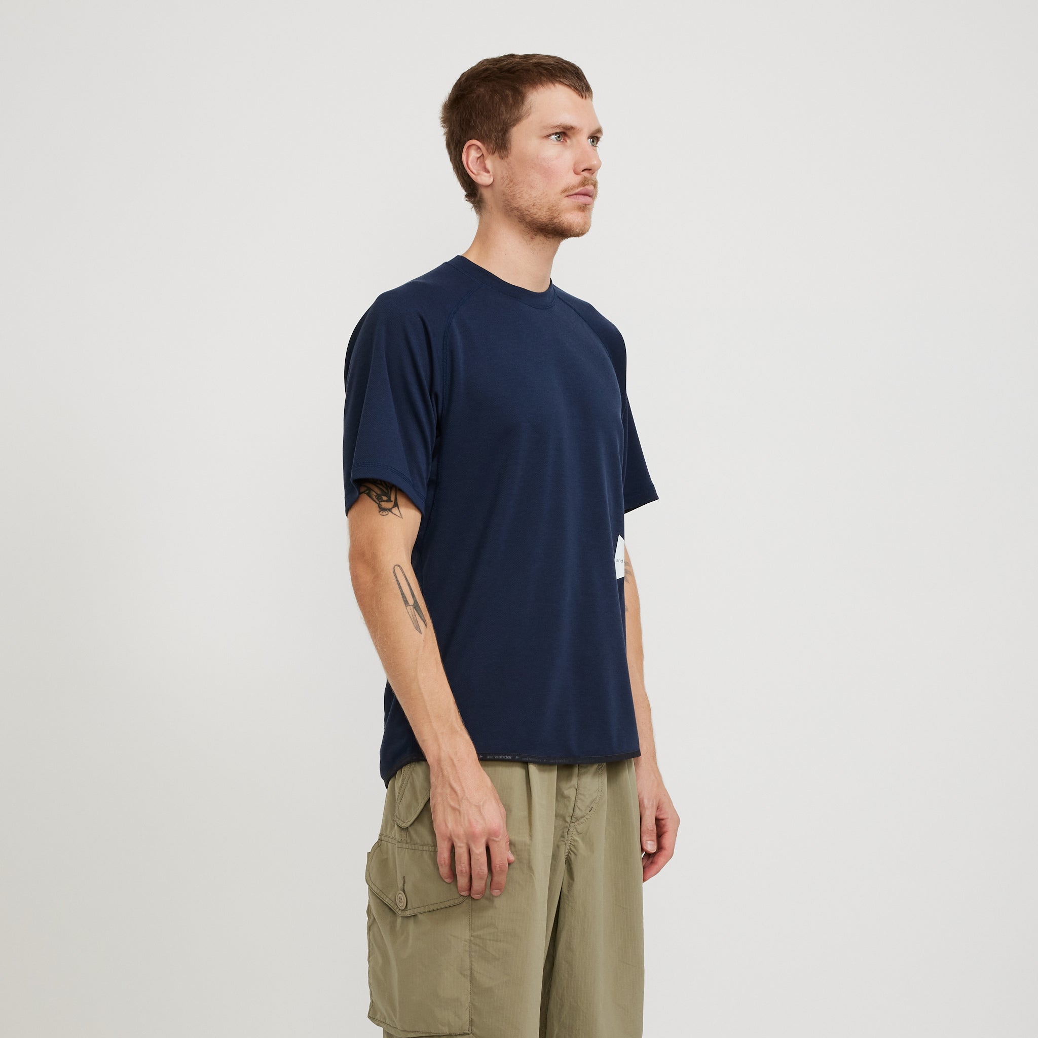 Power Dry Jersey Raglan S/S T-Shirt Navy