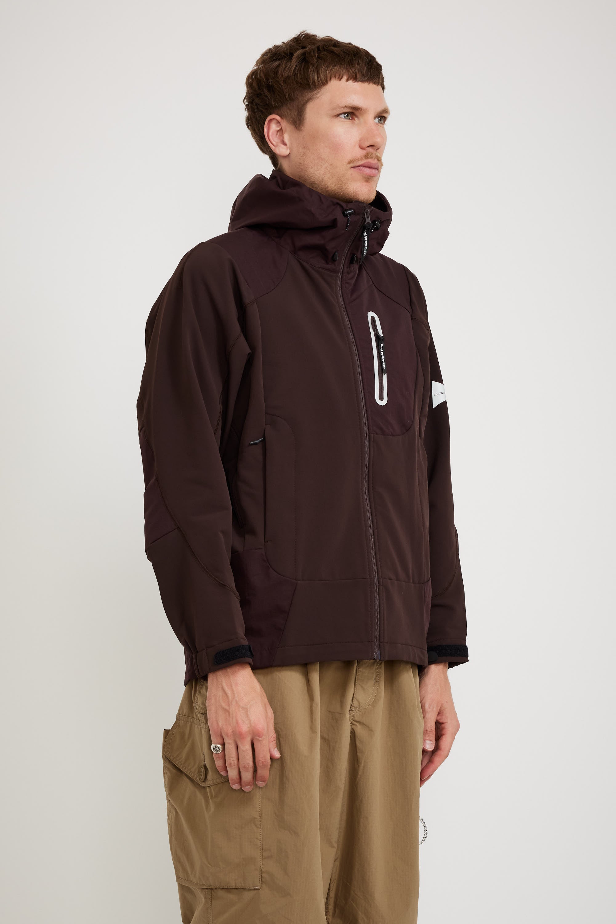 And Wander | Stretch Shell Jacket Bordeaux | Maplestore