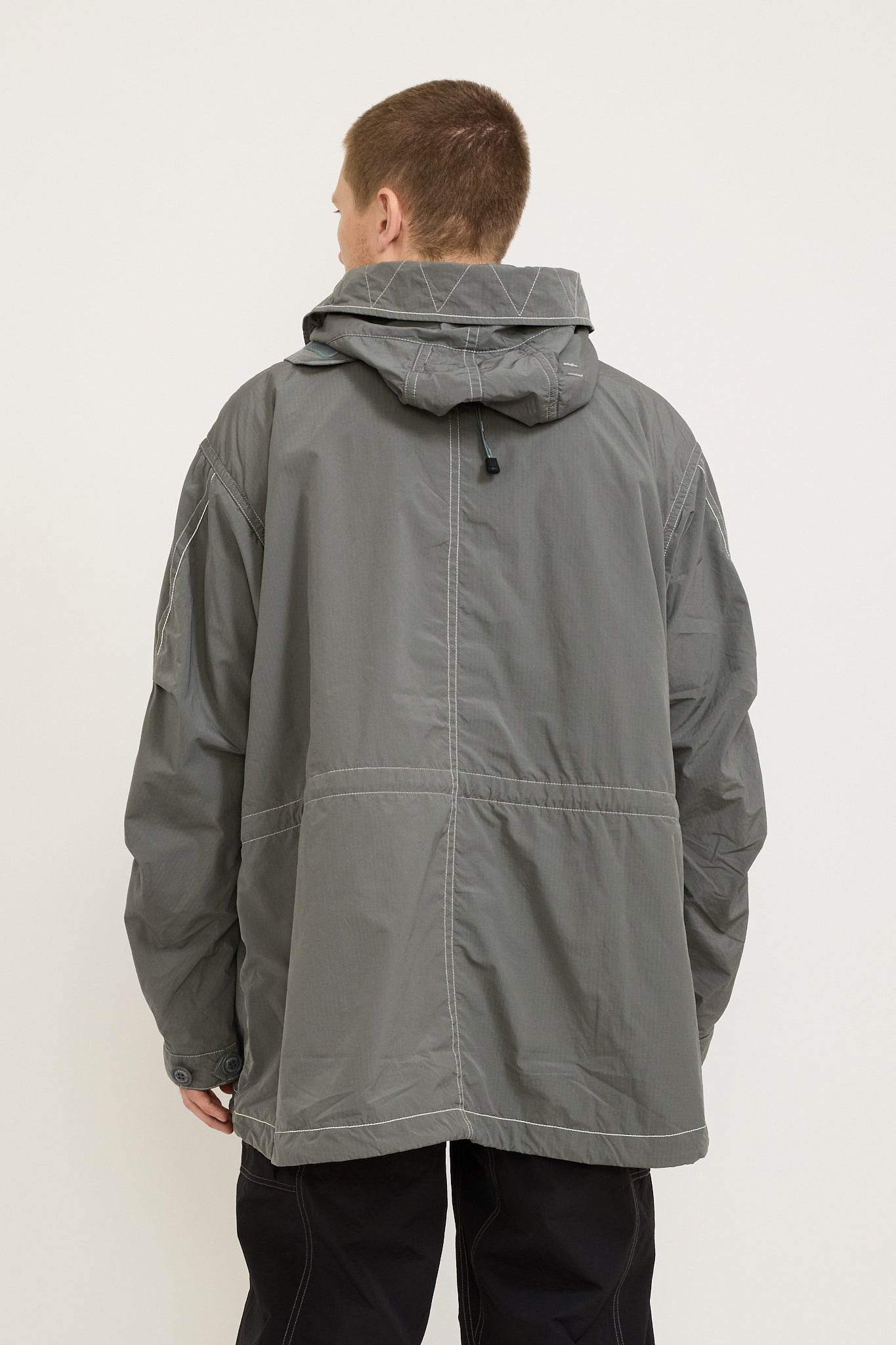 And Wander | Fishtail Octa Coat Grey | Maplestore