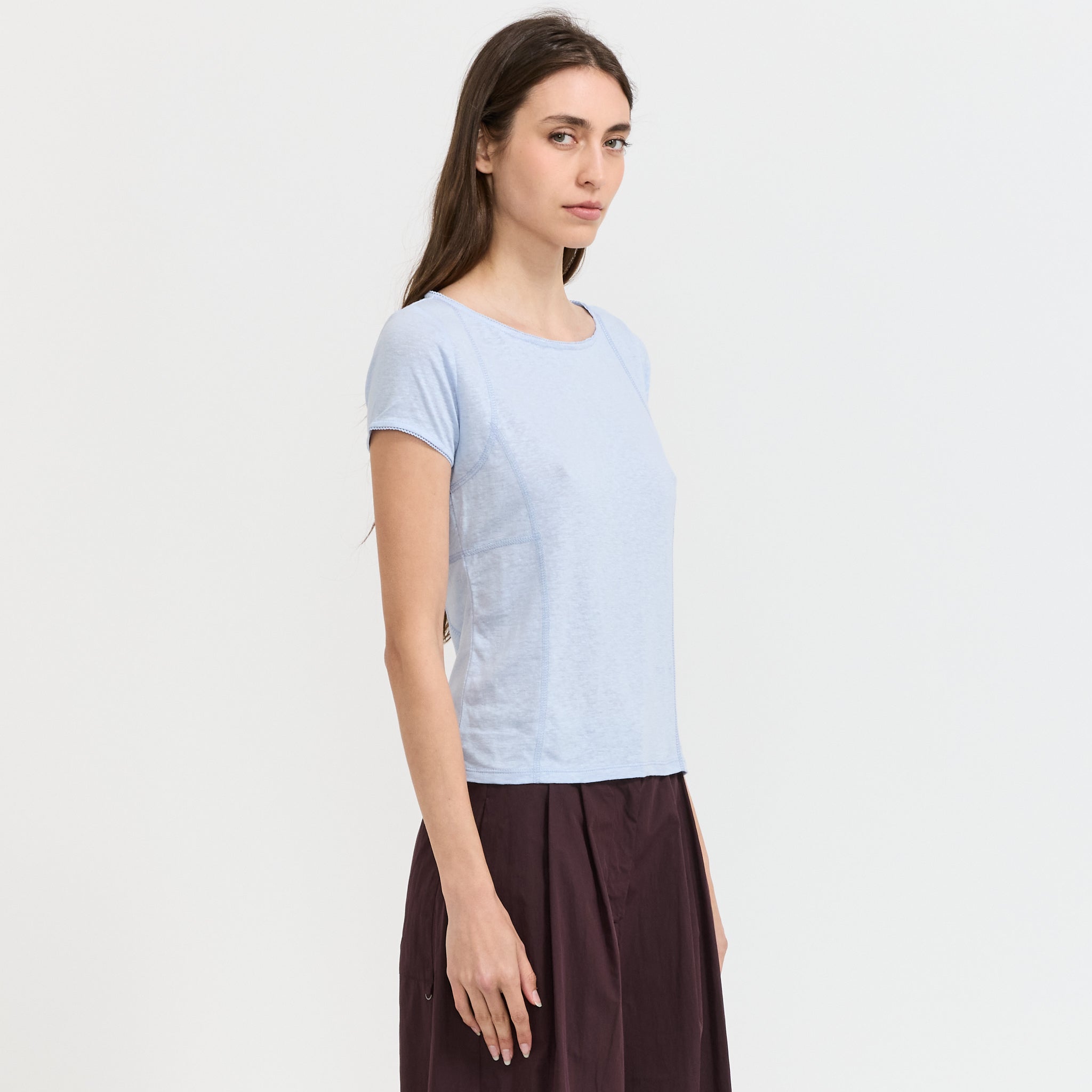 Parallel T-Shirt Sky Blue