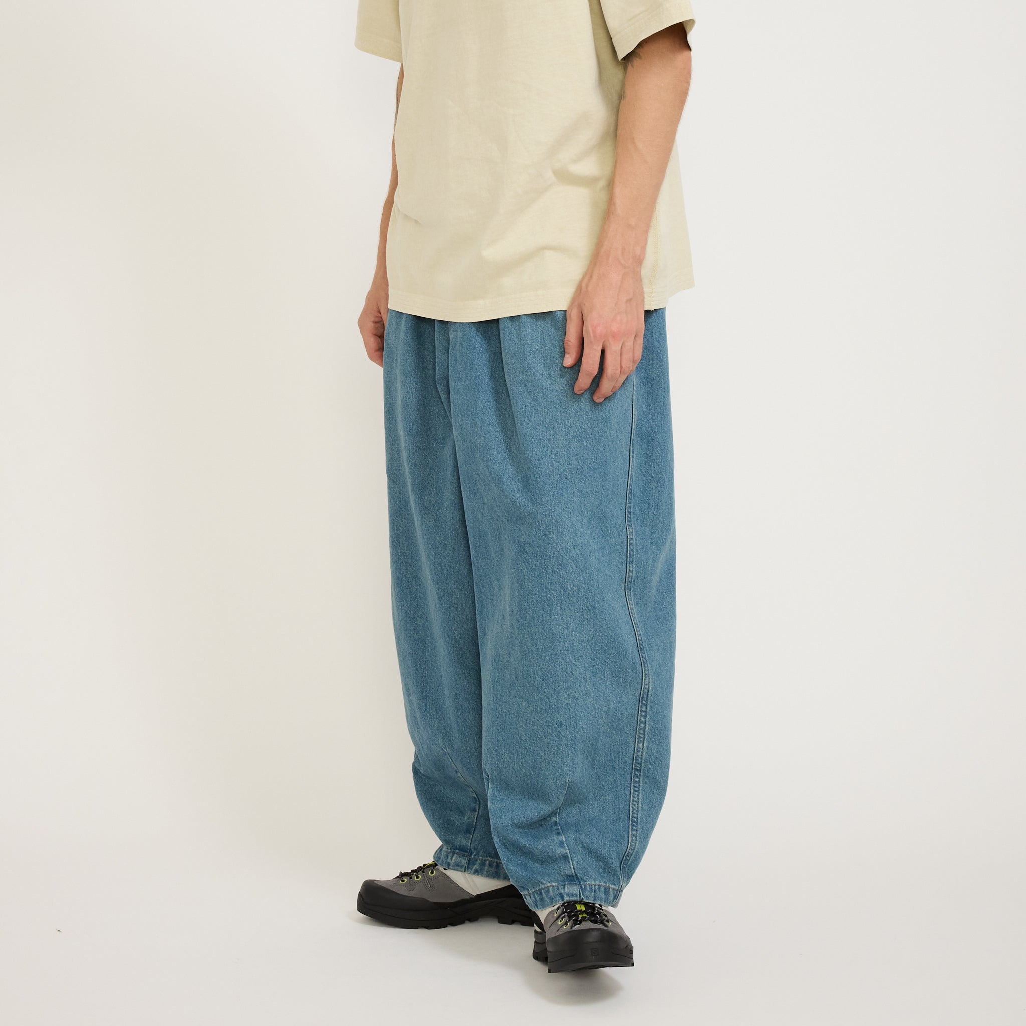 Stone Vintage Denim Balloon Pants