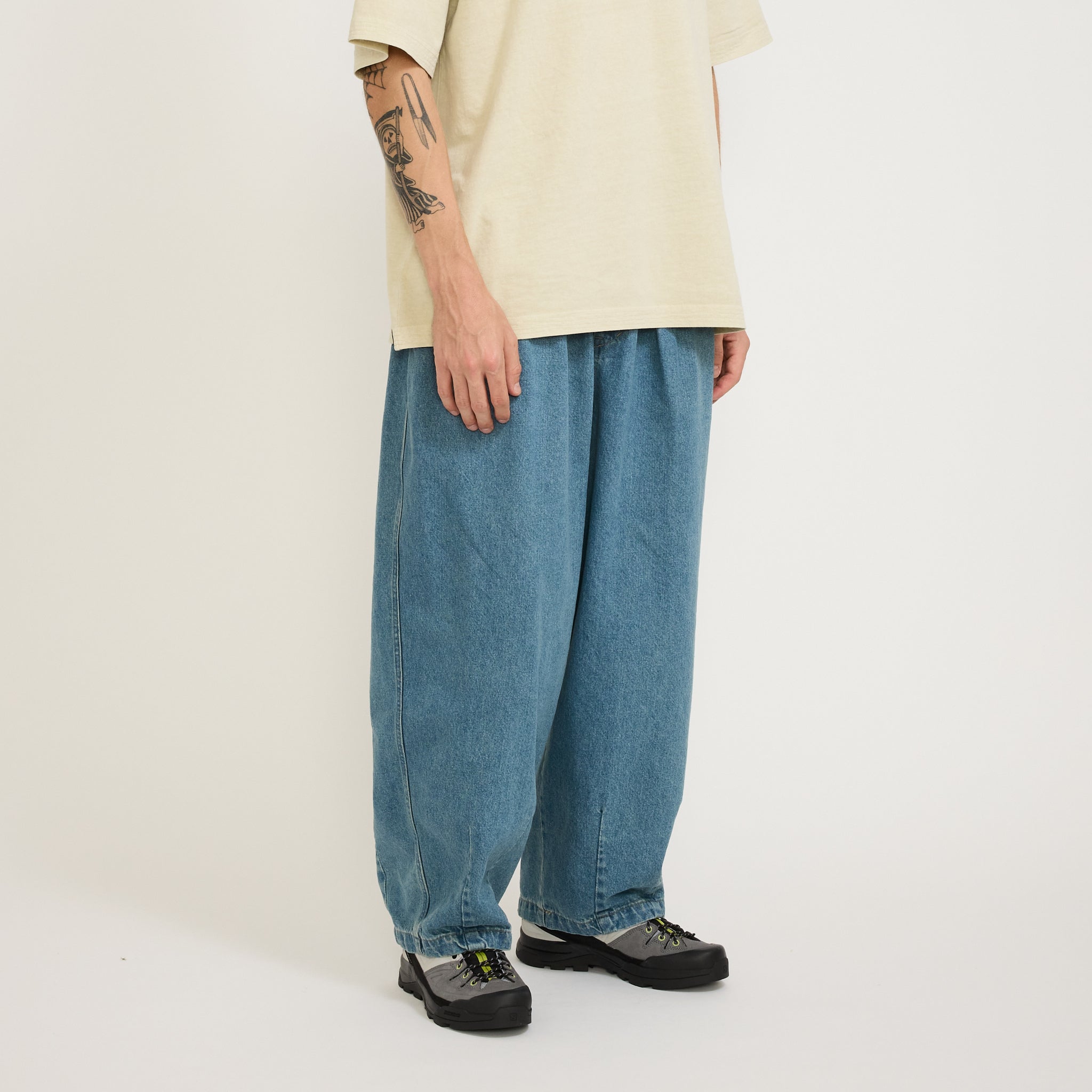 Stone Vintage Denim Balloon Pants