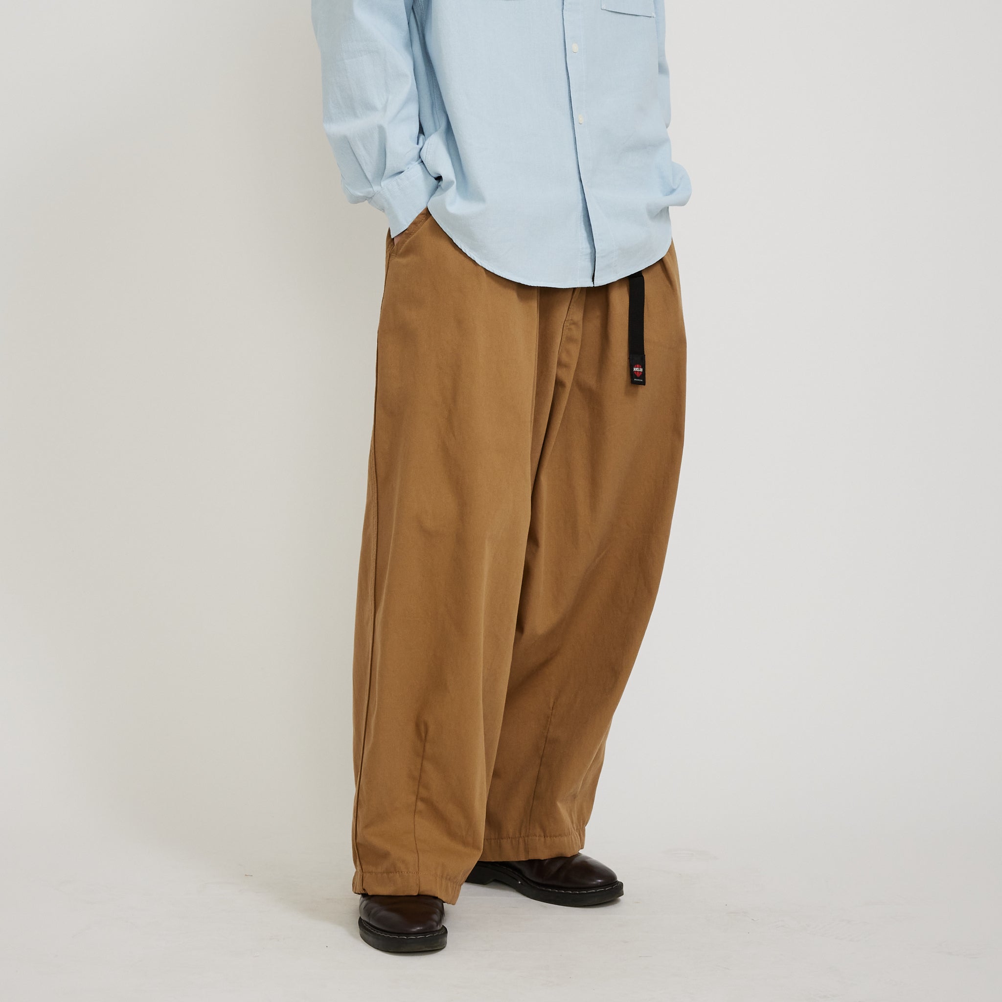 【ANGLAN】Pigment Salt Balloon Pants AG] Essential Easy Balloon Pants - Grey - ANGLAN