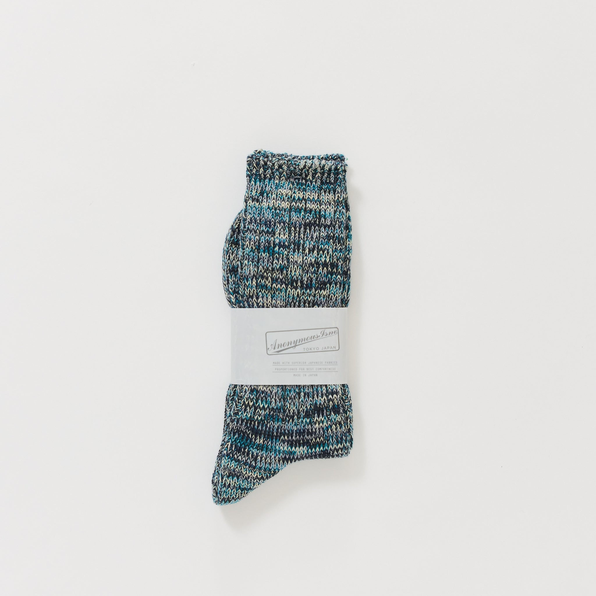 5 Colour Mix Crew Indigo