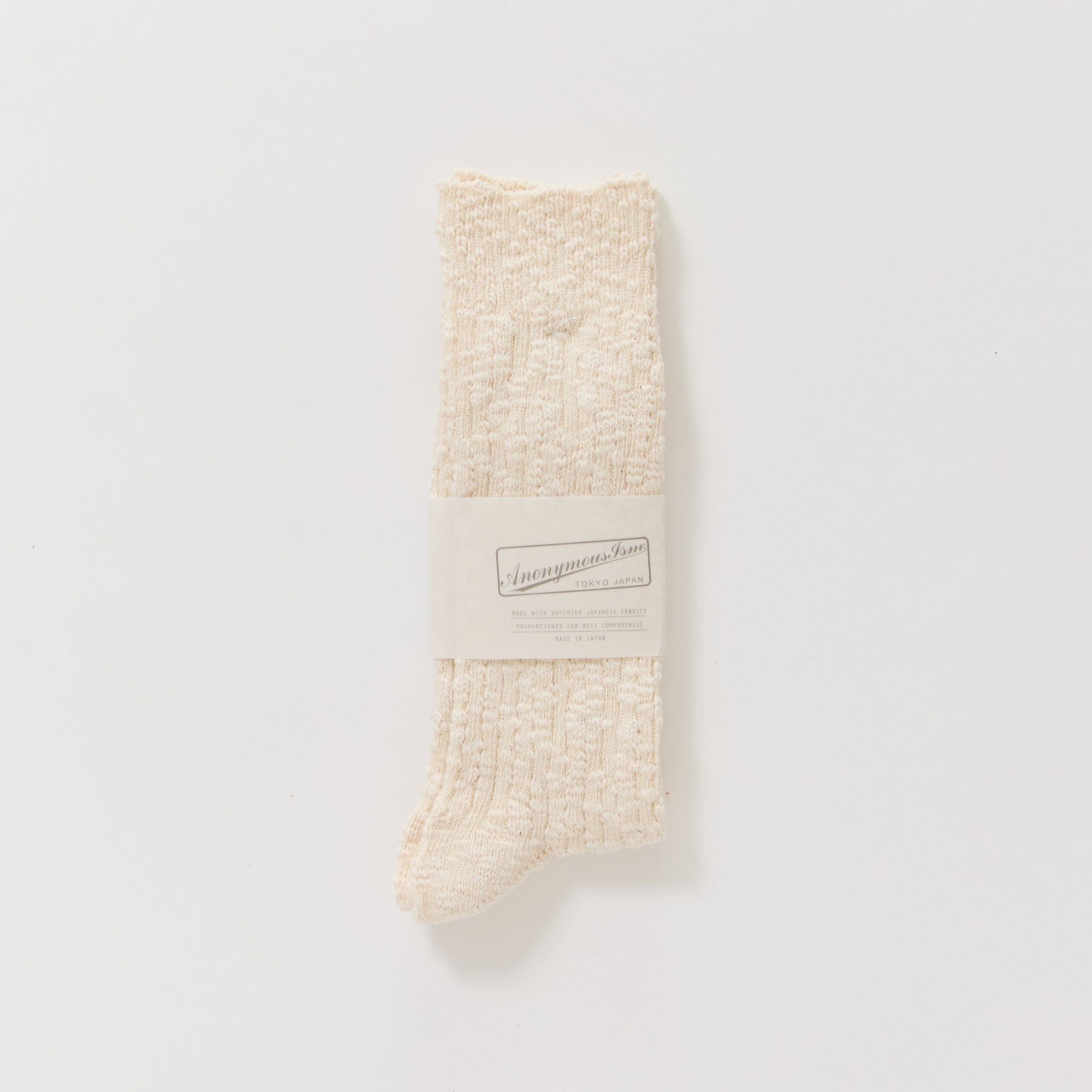 Anonymous Ism | Light Weight Slub Crew Ivory | Maplestore