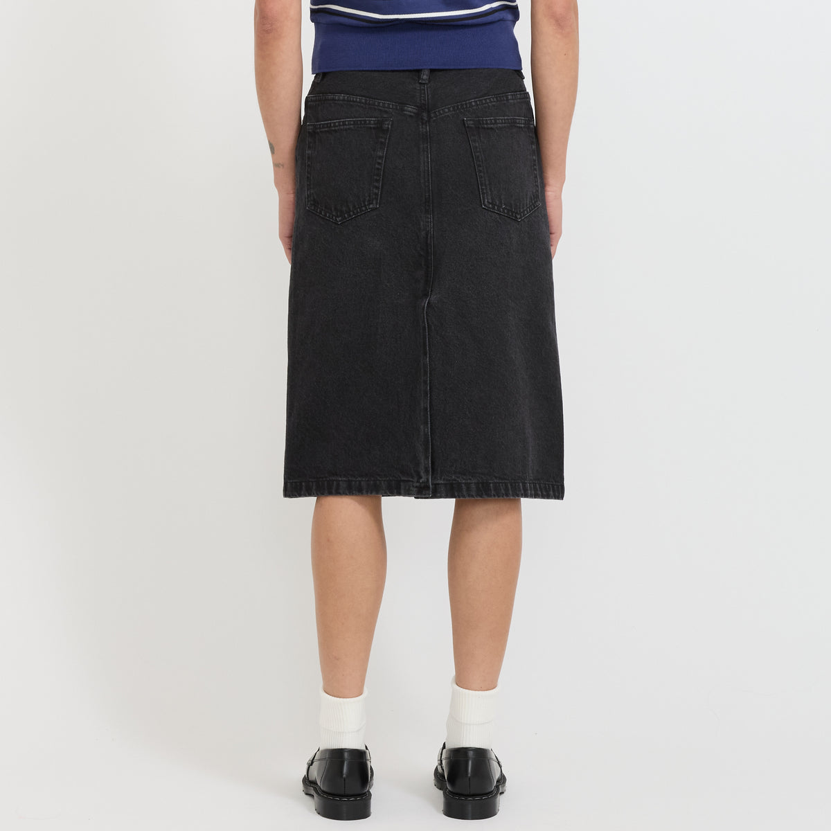 A.P.C. | Lizzie Skirt Washed Black | Maplestore