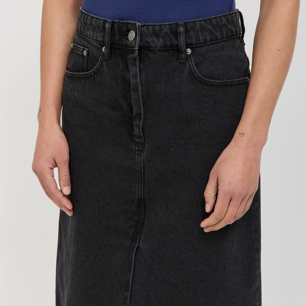 A.P.C. | Lizzie Skirt Washed Black | Maplestore