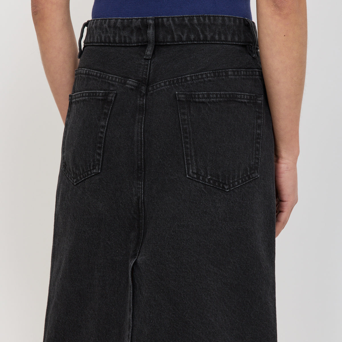 A.P.C. | Lizzie Skirt Washed Black | Maplestore