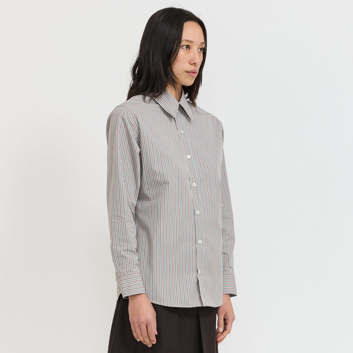 A.P.C. | Kayla Shirt Almond Green | Maplestore