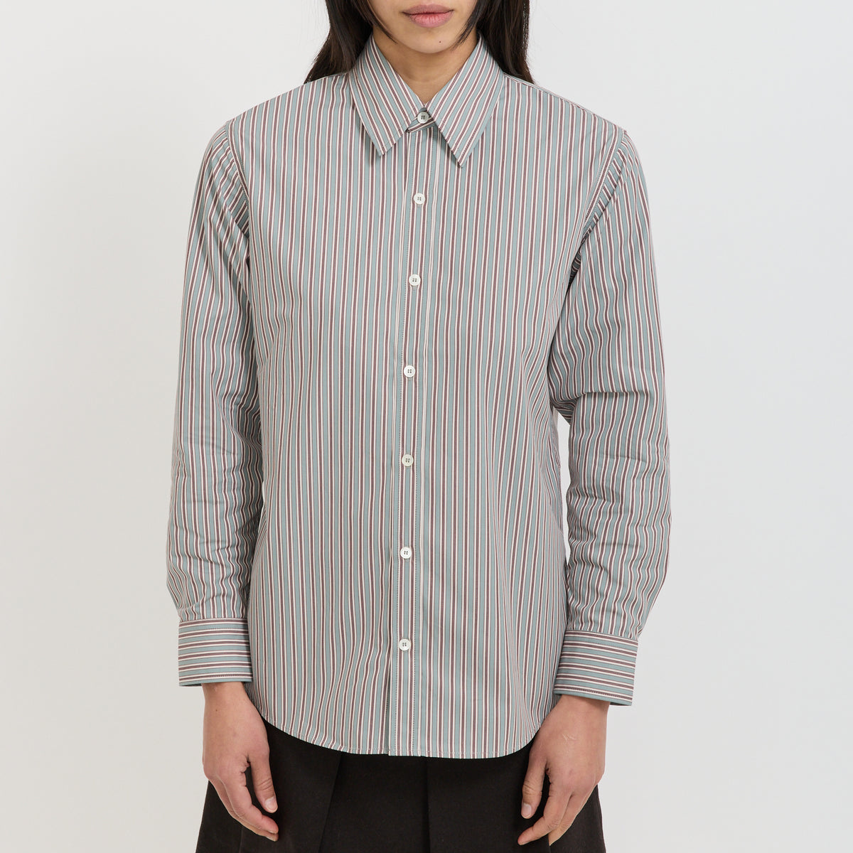 A.P.C. | Kayla Shirt Almond Green | Maplestore