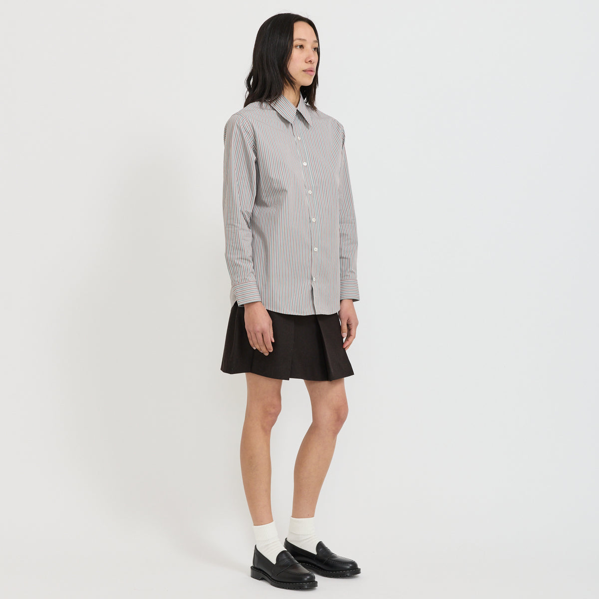 A.P.C. | Kayla Shirt Almond Green | Maplestore