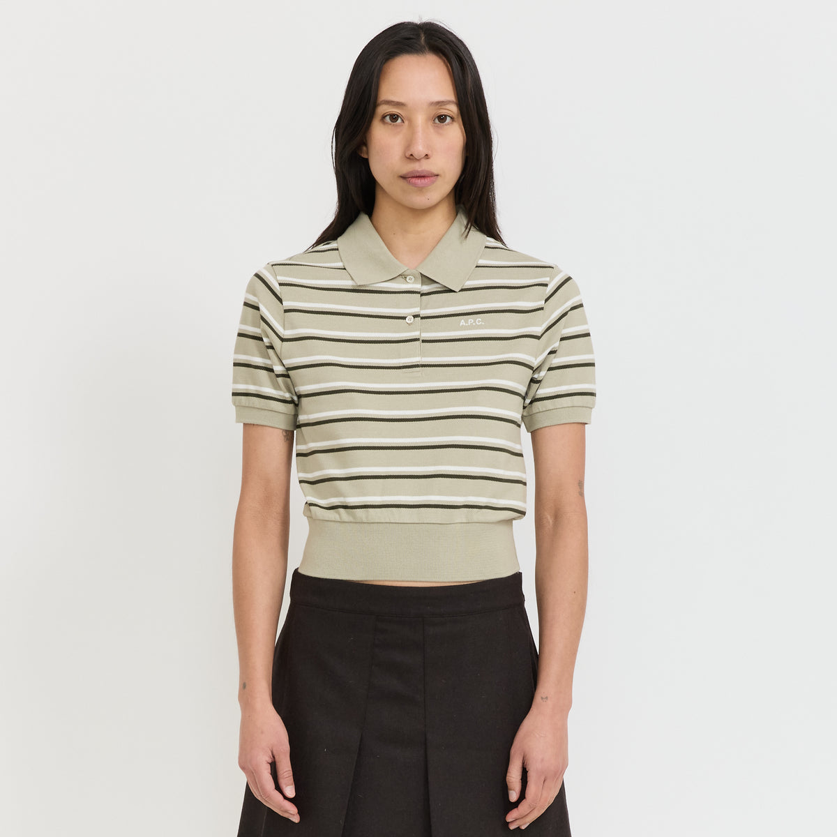 A.P.C. | Oceane Polo Khaki | Maplestore