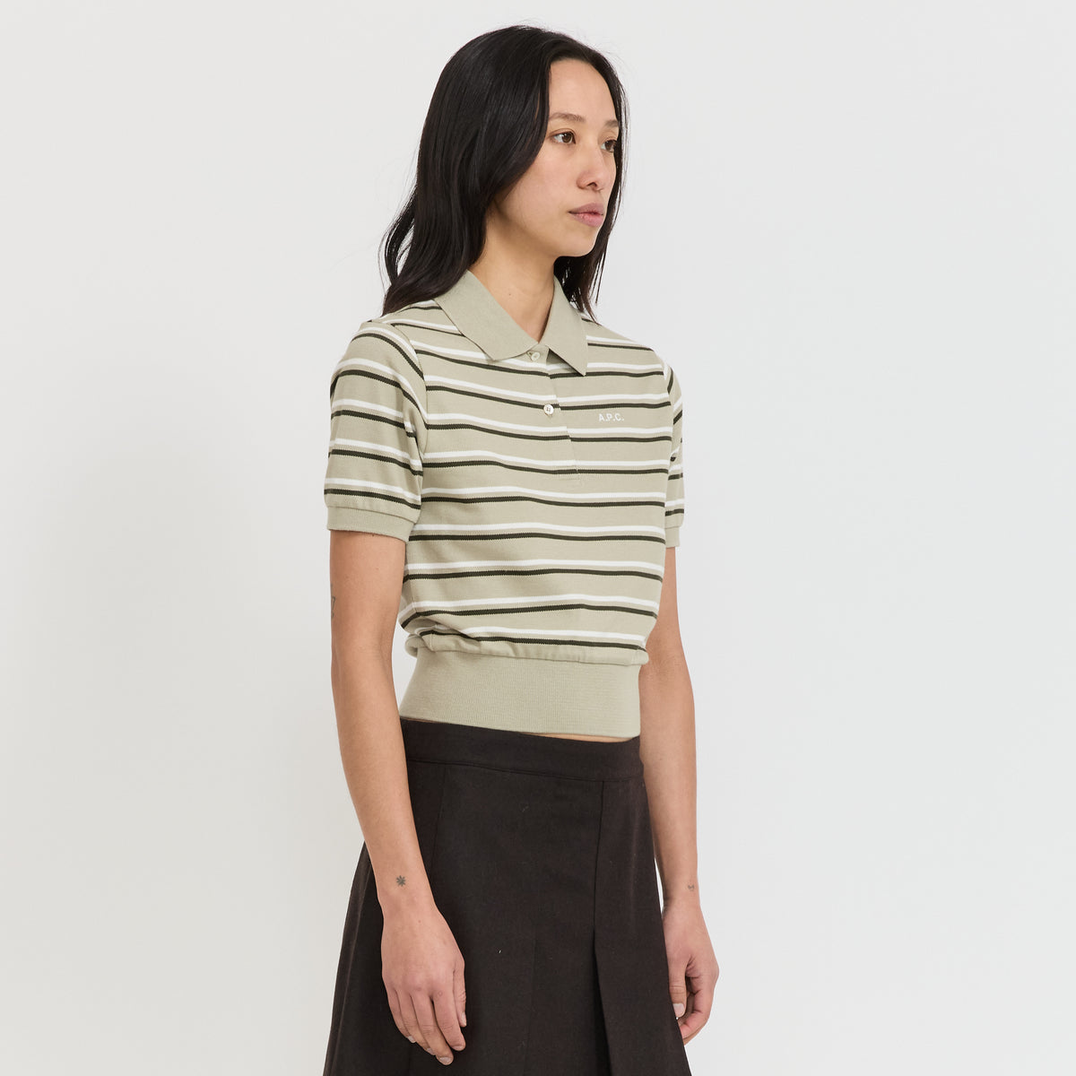 A.P.C. | Oceane Polo Khaki | Maplestore