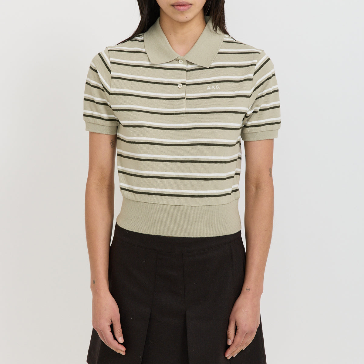 A.P.C. | Oceane Polo Khaki | Maplestore