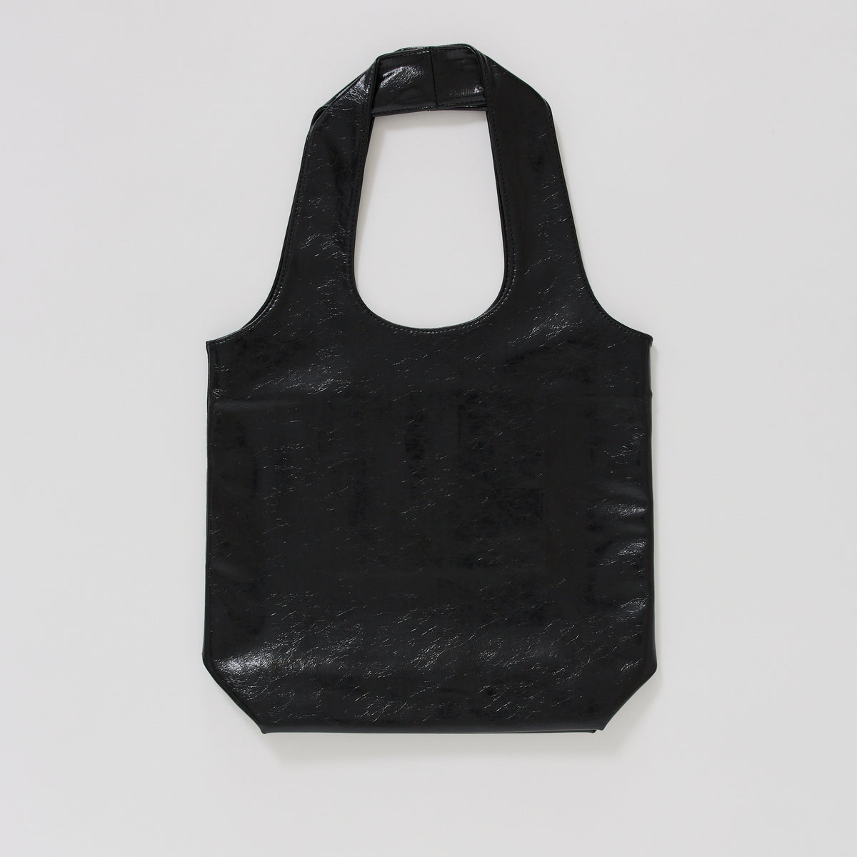 Ninon Tote Small Black Crackled