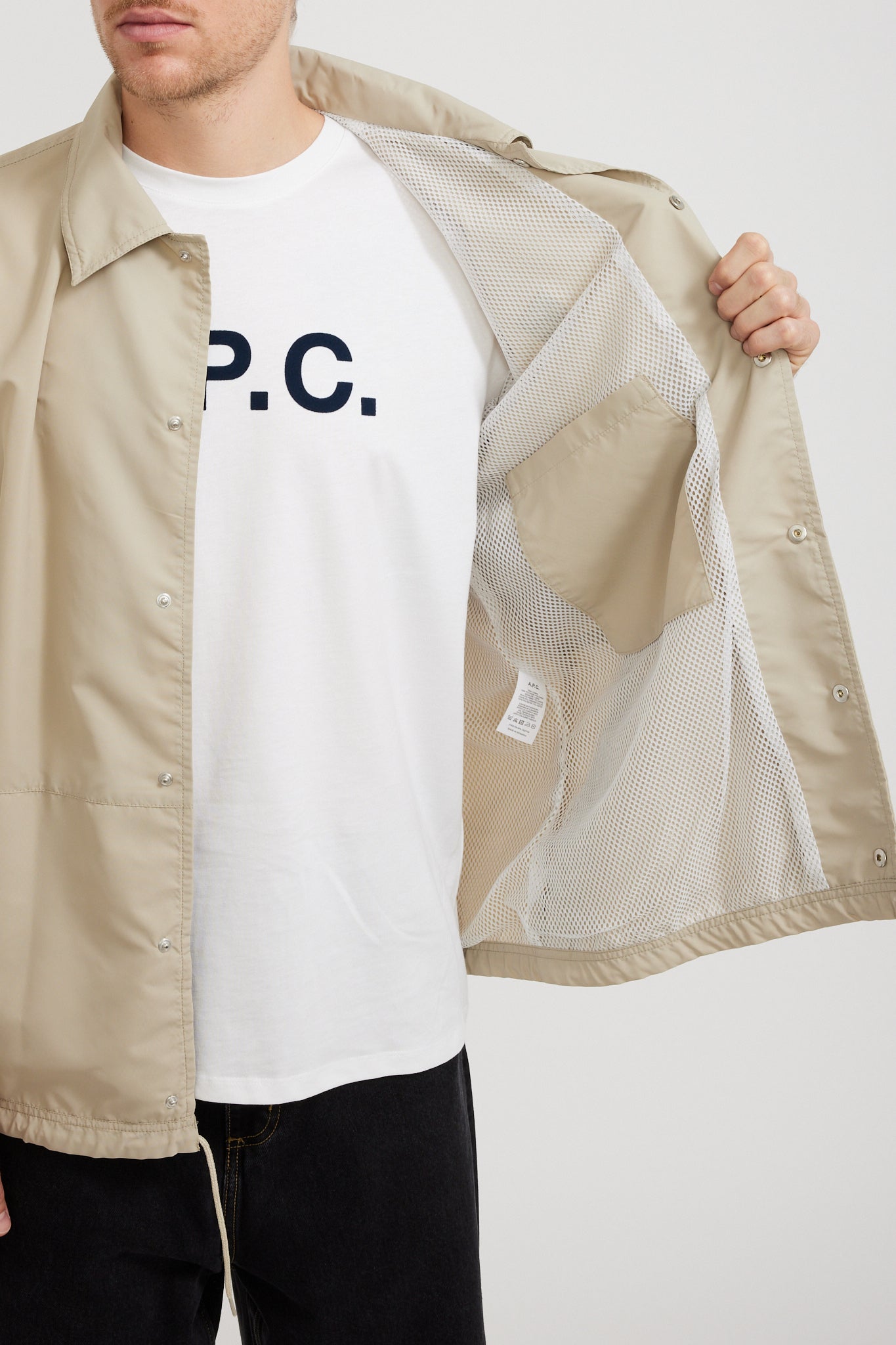 A.P.C. | Aleksi Jacket Beige | Maplestore