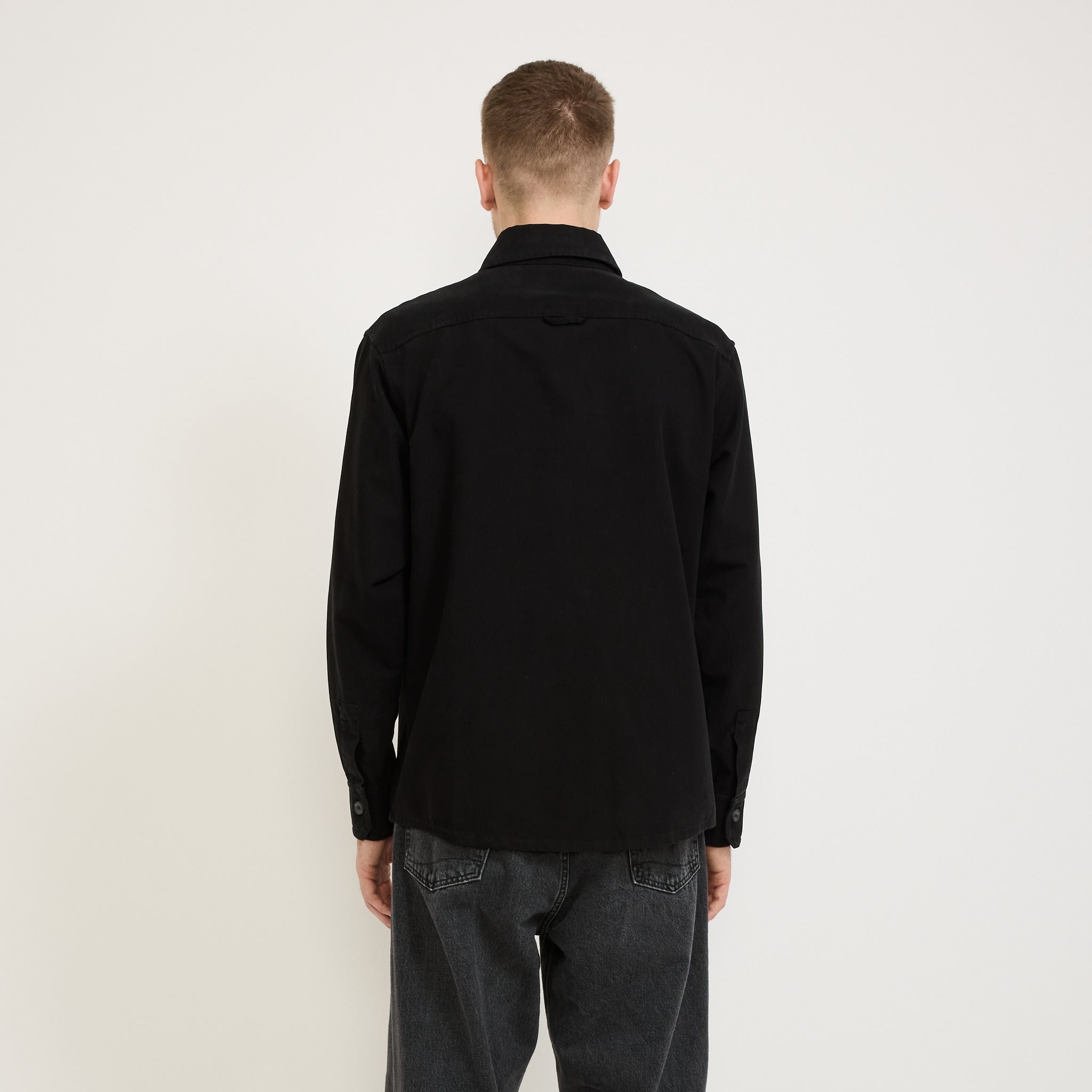 A.P.C. | Basile Brodee Overshirt Poitrine Black | Maplestore