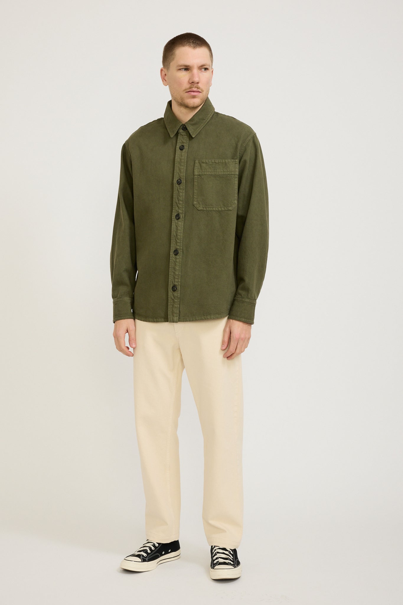 Basile Cavalier Overshirt Khaki