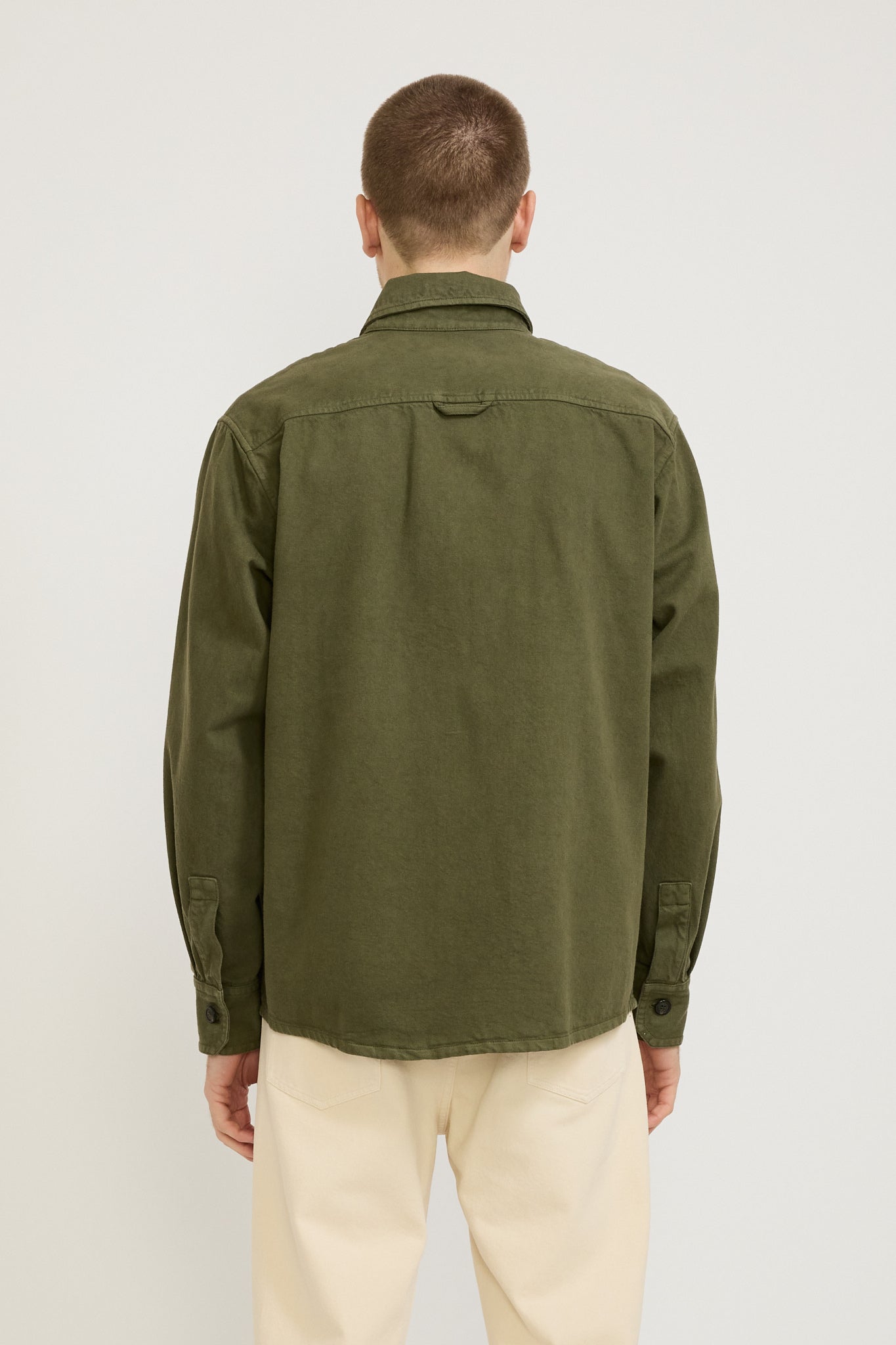 A.P.C. | Basile Cavalier Overshirt Khaki | Maplestore