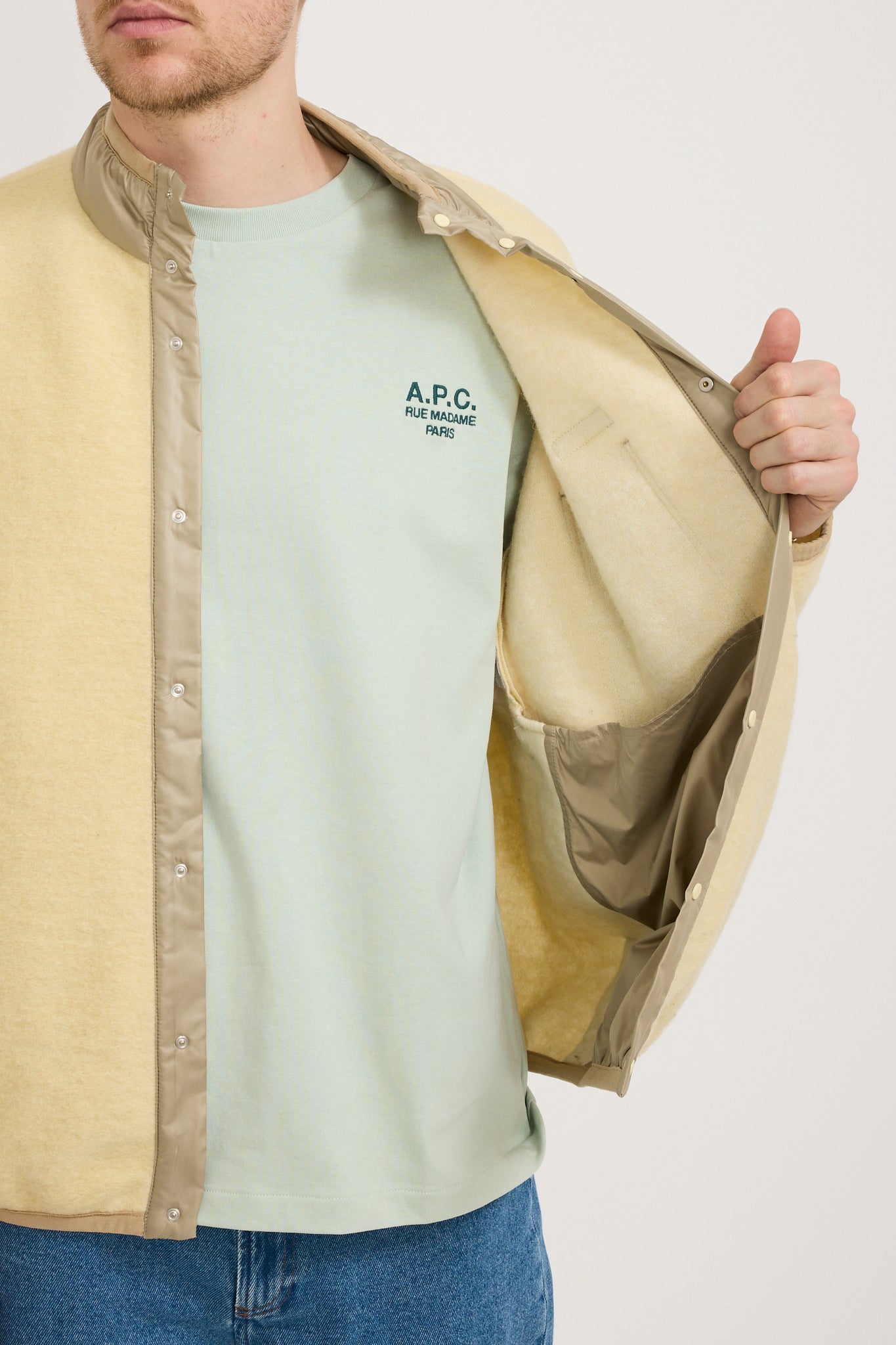 A.P.C. | Ewan Jacket Light Yellow | Maplestore